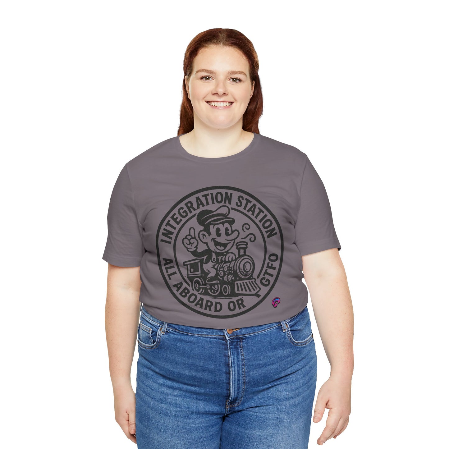 Integration Station Tee – All Aboard or GTFO by Organic Intelligence™ Unisex Tee, Casual Shirt, Cotton T-shirt