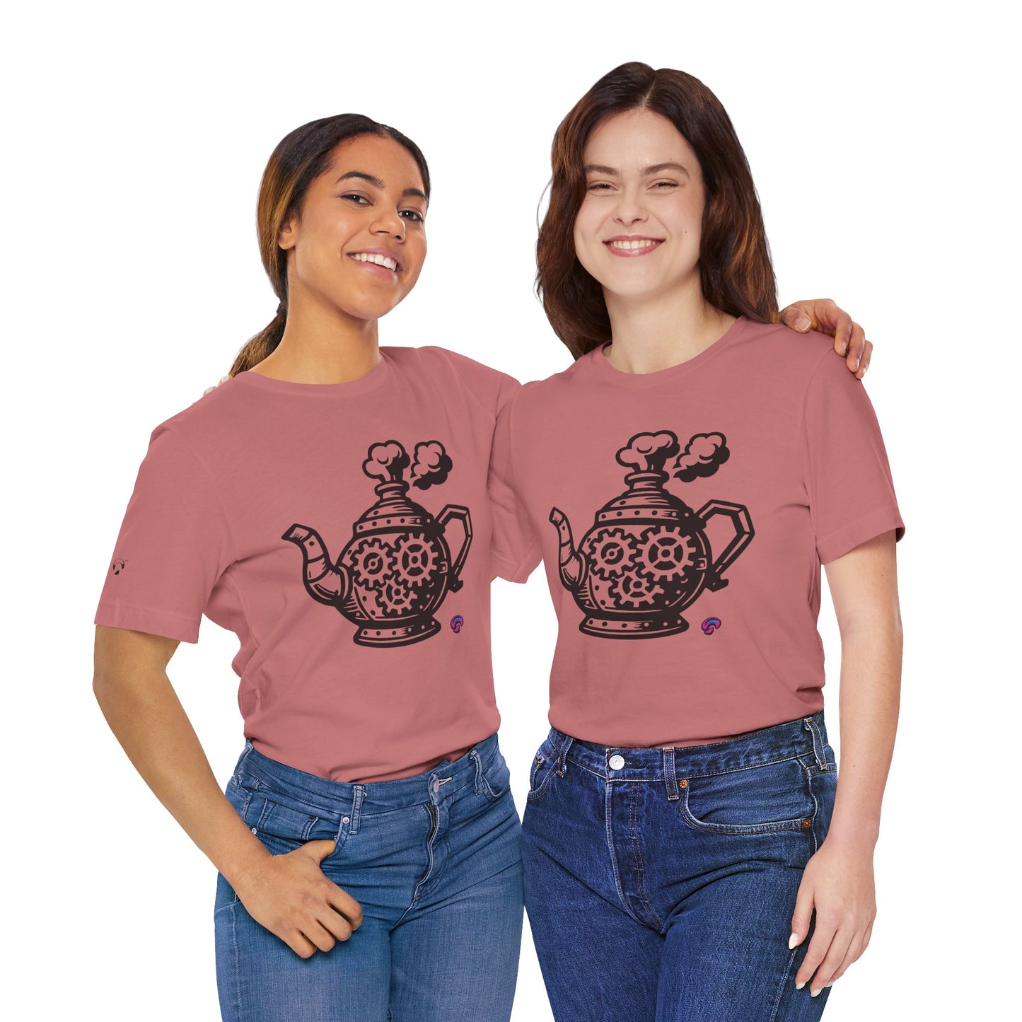 'Full Steam Teapot' by Organic Intelligence™ Unisex Tee, Casual Shirt, Cotton T-shirt