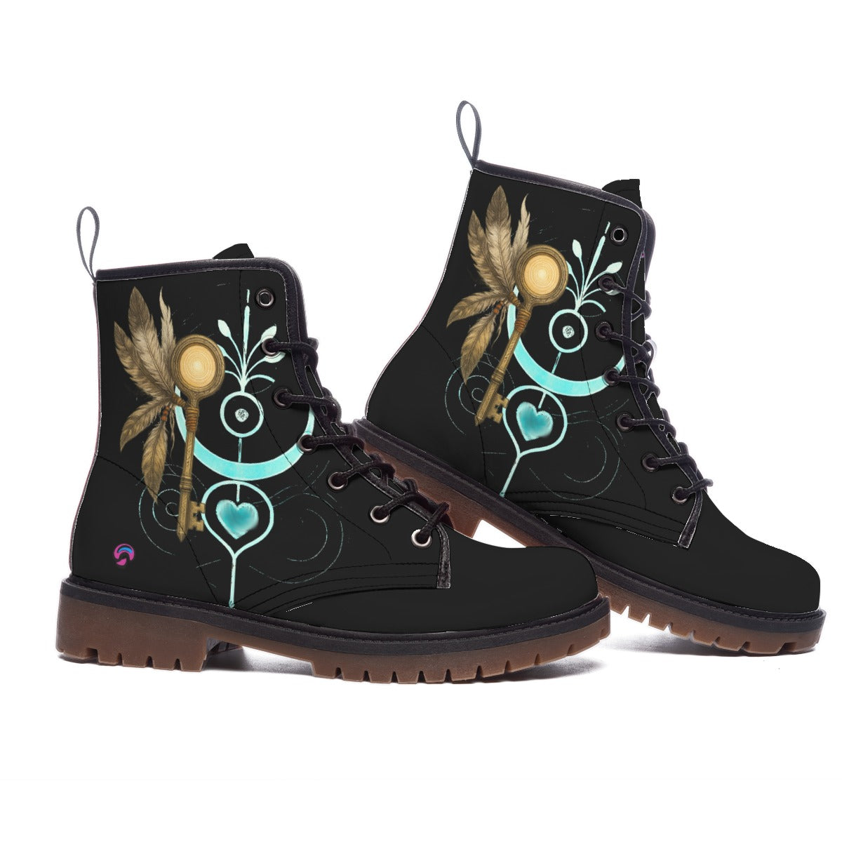All-Over Print Women's Martin Short Boots