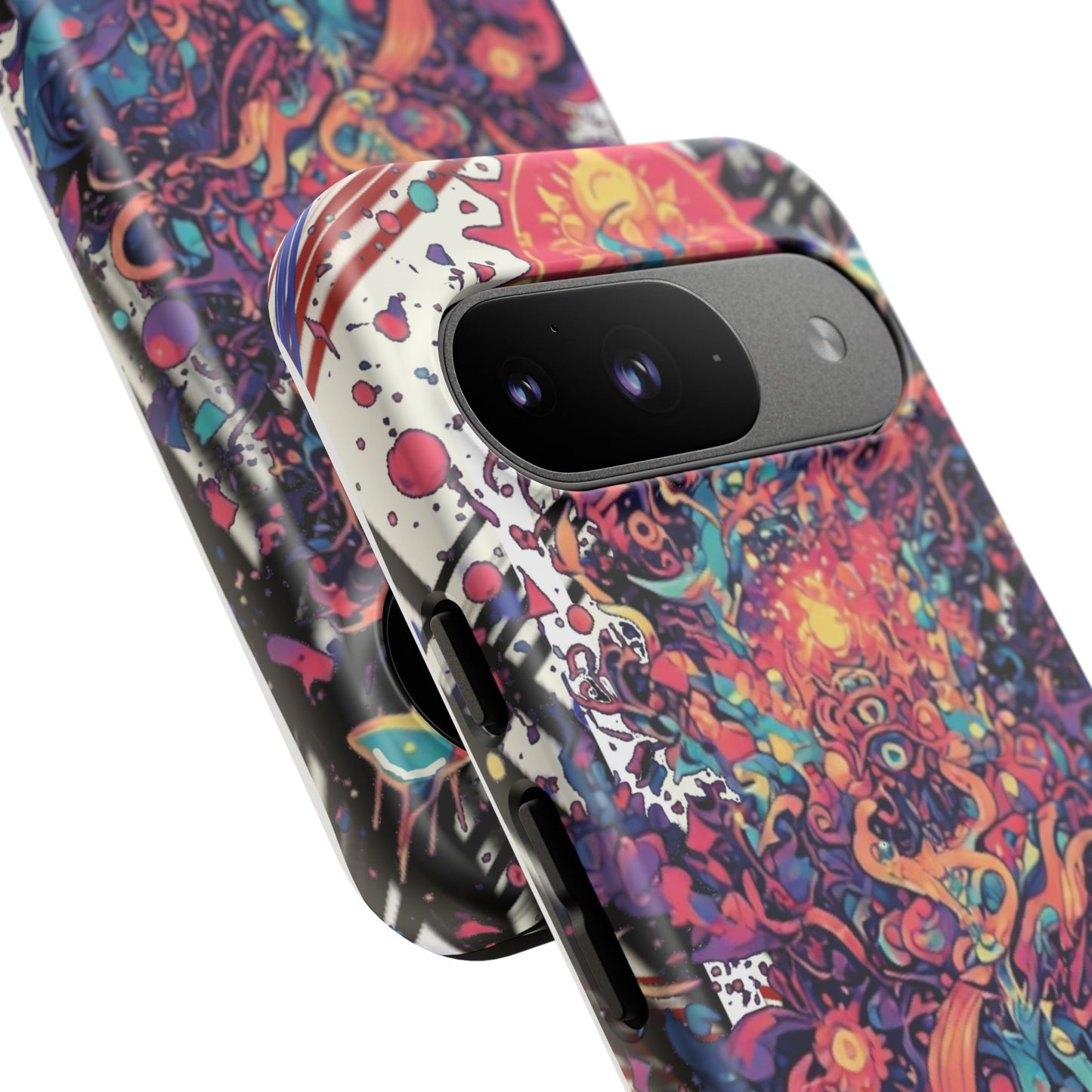 Colorful Phone Case, Unique Phone Cover, Tough Cases, Artistic Smartphone Protector, Gifts for Her