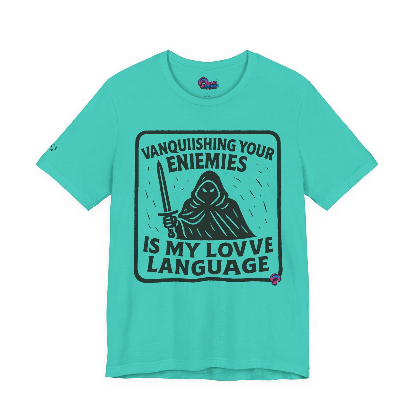 Vanquishing Tee – Love Language Edition by Organic Intelligence™ Unisex Tee, Casual Shirt, Cotton T-shirt