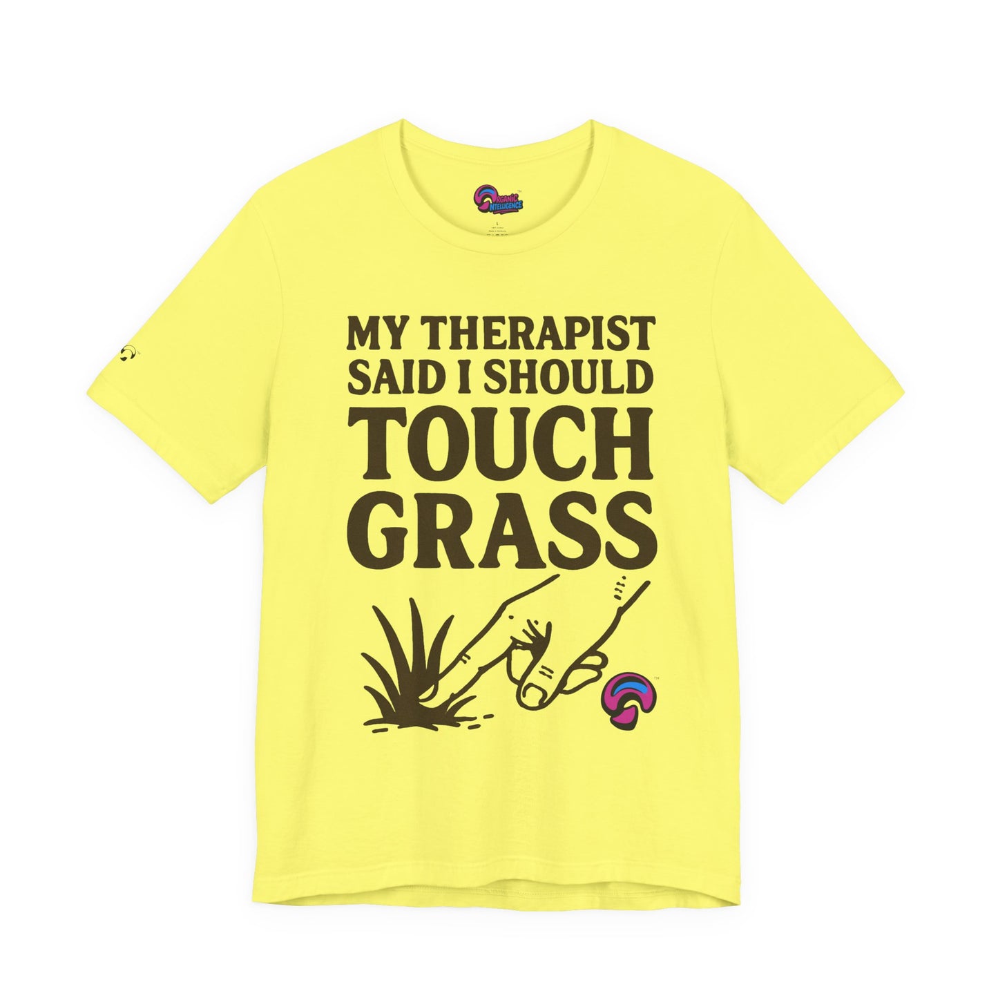 Touch Grass Tee – Sage Advice by Organic Intelligence™ Unisex Tee, Casual Shirt, Cotton T-shirt