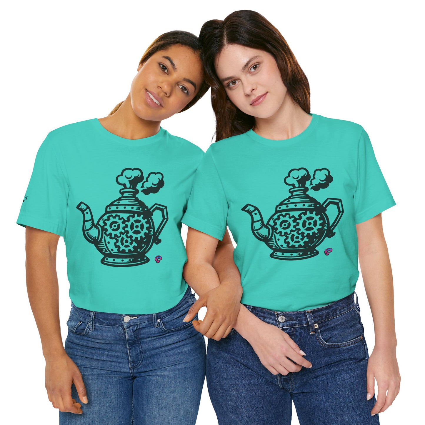 'Full Steam Teapot' by Organic Intelligence™ Unisex Tee, Casual Shirt, Cotton T-shirt
