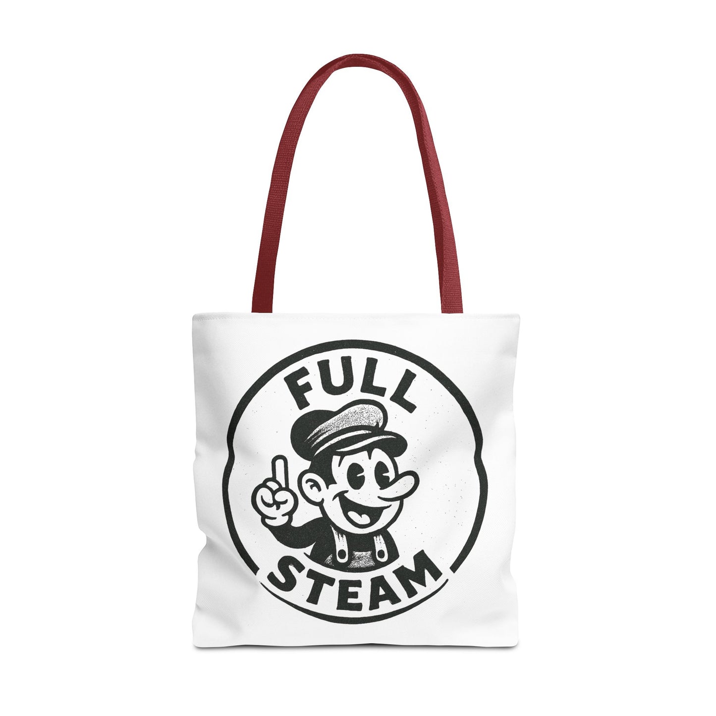 "Full Steam" Band Merch Tote Bag, Gym Carryall, Workout Bag, Reusable Shopping Tote, Eco-Friendly Reusable Bag, Challenge Every System Bag