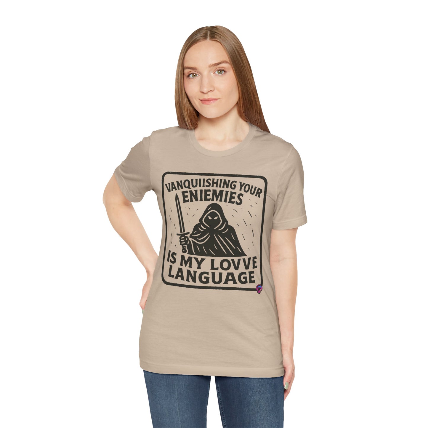 Vanquishing Tee – Love Language Edition by Organic Intelligence™ Unisex Tee, Casual Shirt, Cotton T-shirt