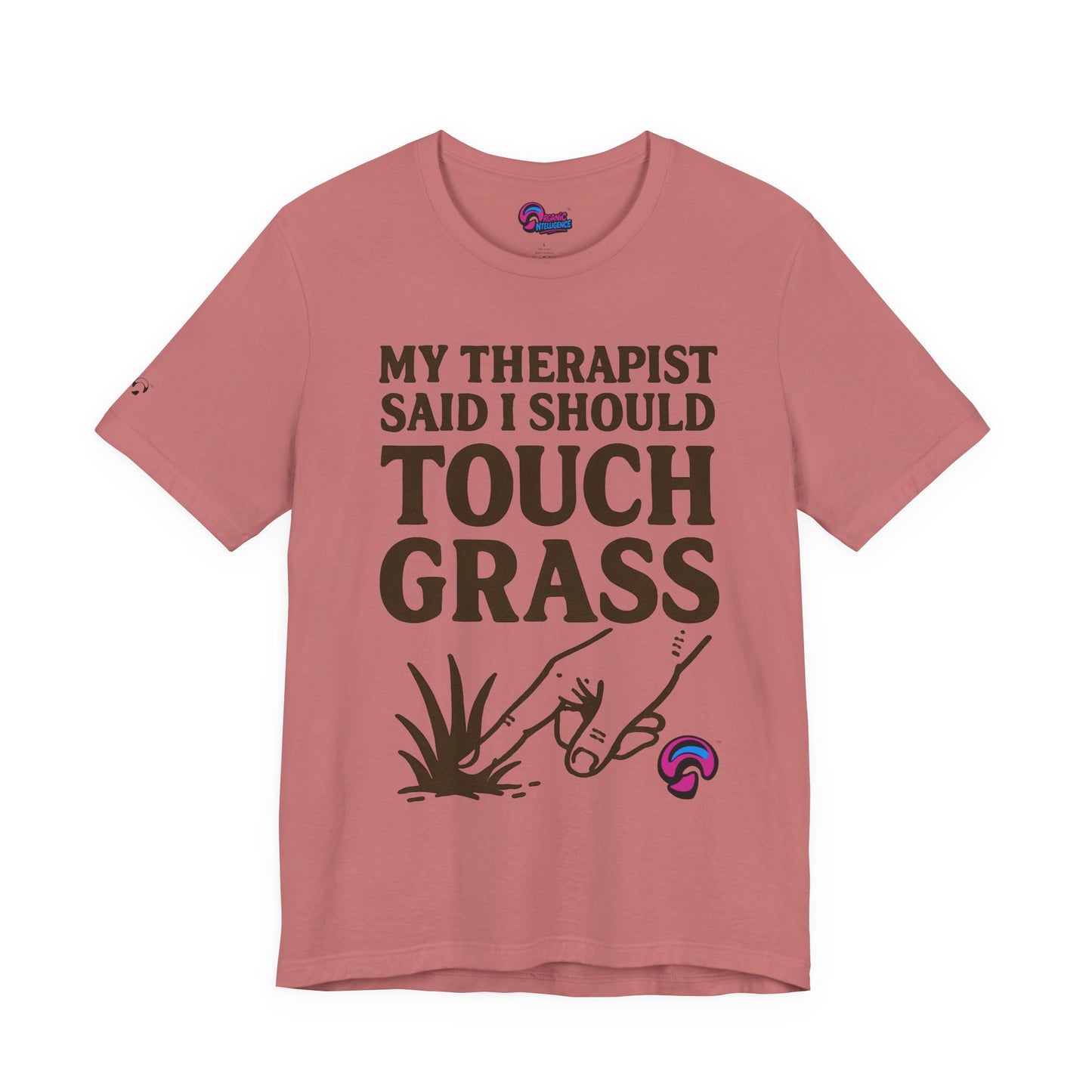 Touch Grass Tee – Sage Advice by Organic Intelligence™ Unisex Tee, Casual Shirt, Cotton T-shirt