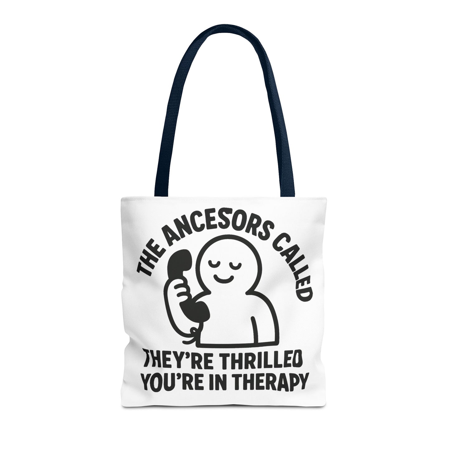 "The Ancestors are Thrilled" tote bag, Gym bag carryall