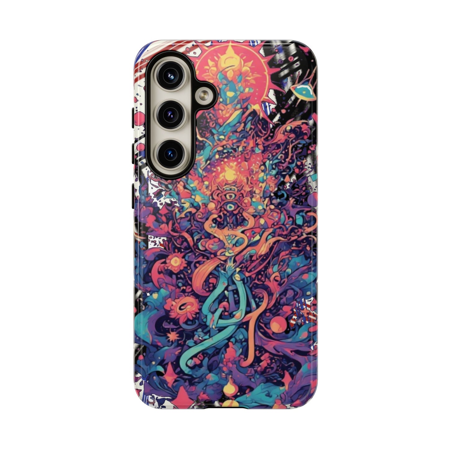Colorful Phone Case, Unique Phone Cover, Tough Cases, Artistic Smartphone Protector, Gifts for Her