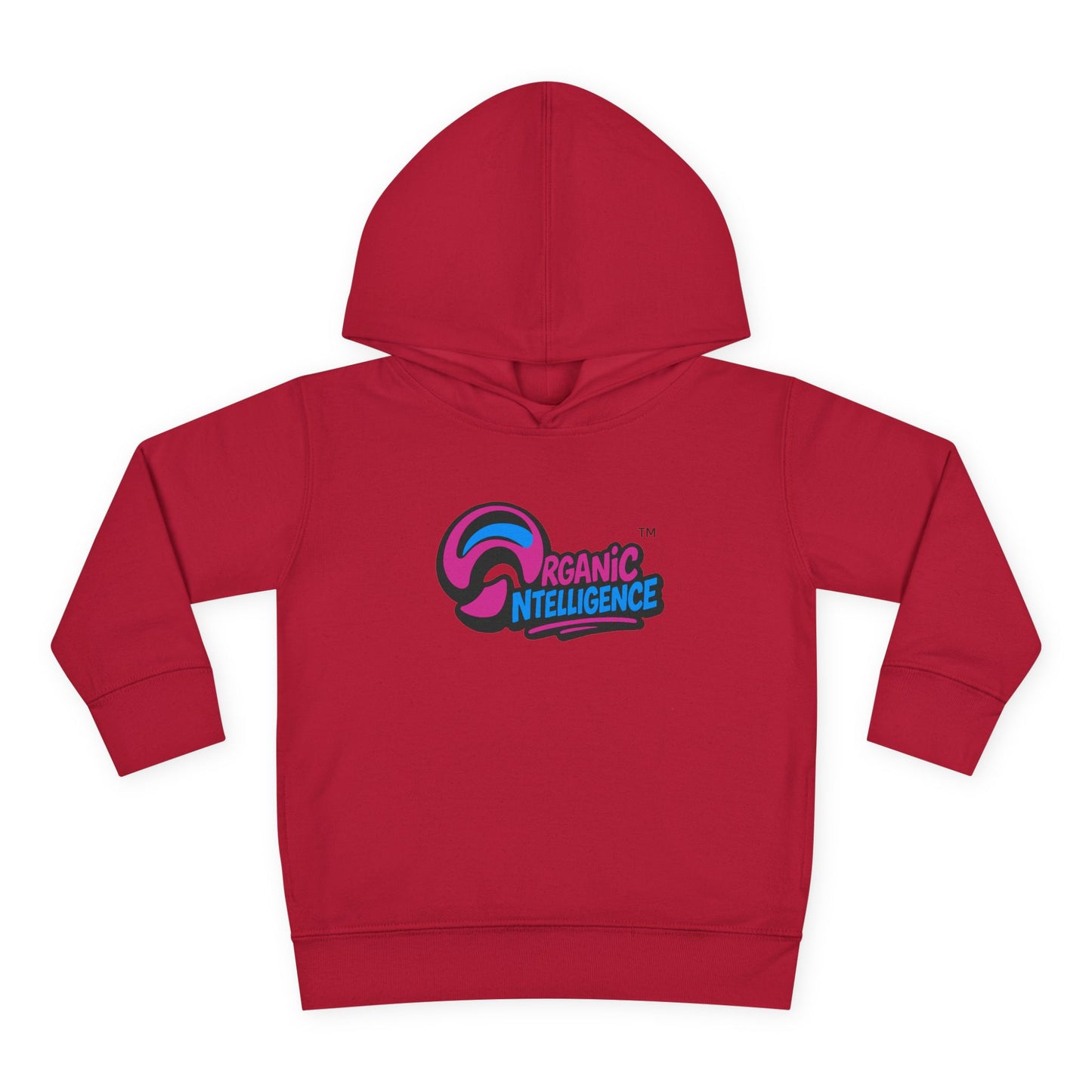 Organic Intelligence Toddler Fleece Hoodie, Cute Kids Pullover, Childrens Wear, Gift for Toddlers, Cozy Hoodie for Playtime
