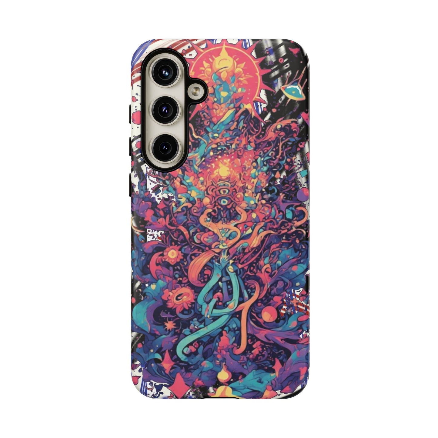 Colorful Phone Case, Unique Phone Cover, Tough Cases, Artistic Smartphone Protector, Gifts for Her