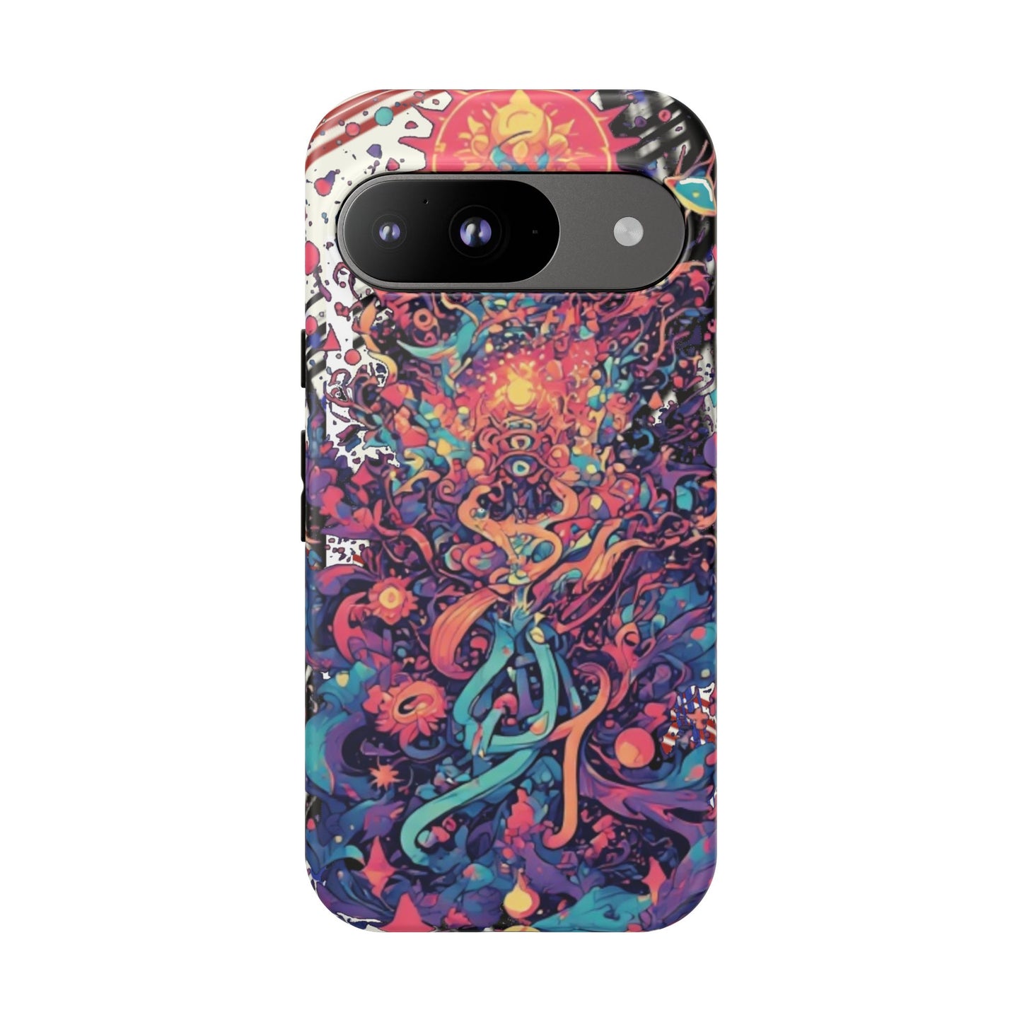 Colorful Phone Case, Unique Phone Cover, Tough Cases, Artistic Smartphone Protector, Gifts for Her