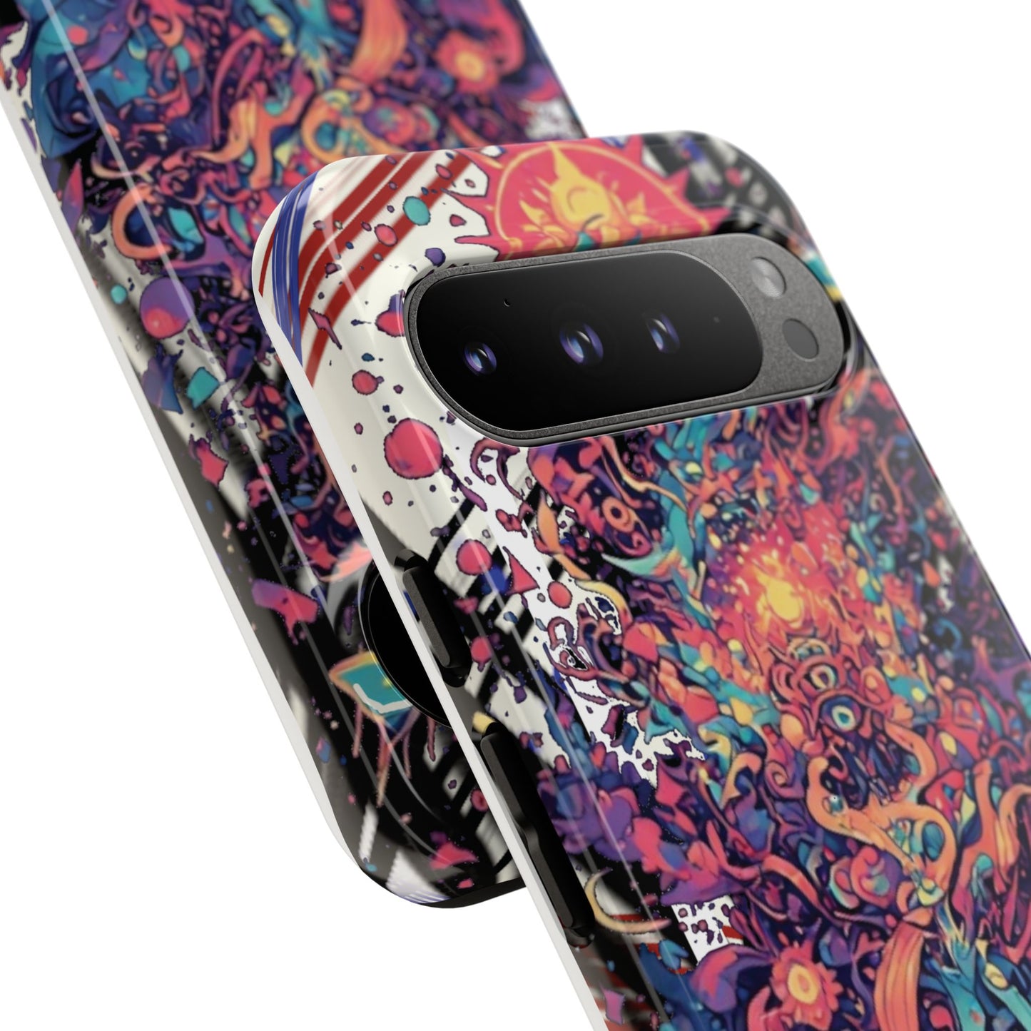 Colorful Phone Case, Unique Phone Cover, Tough Cases, Artistic Smartphone Protector, Gifts for Her