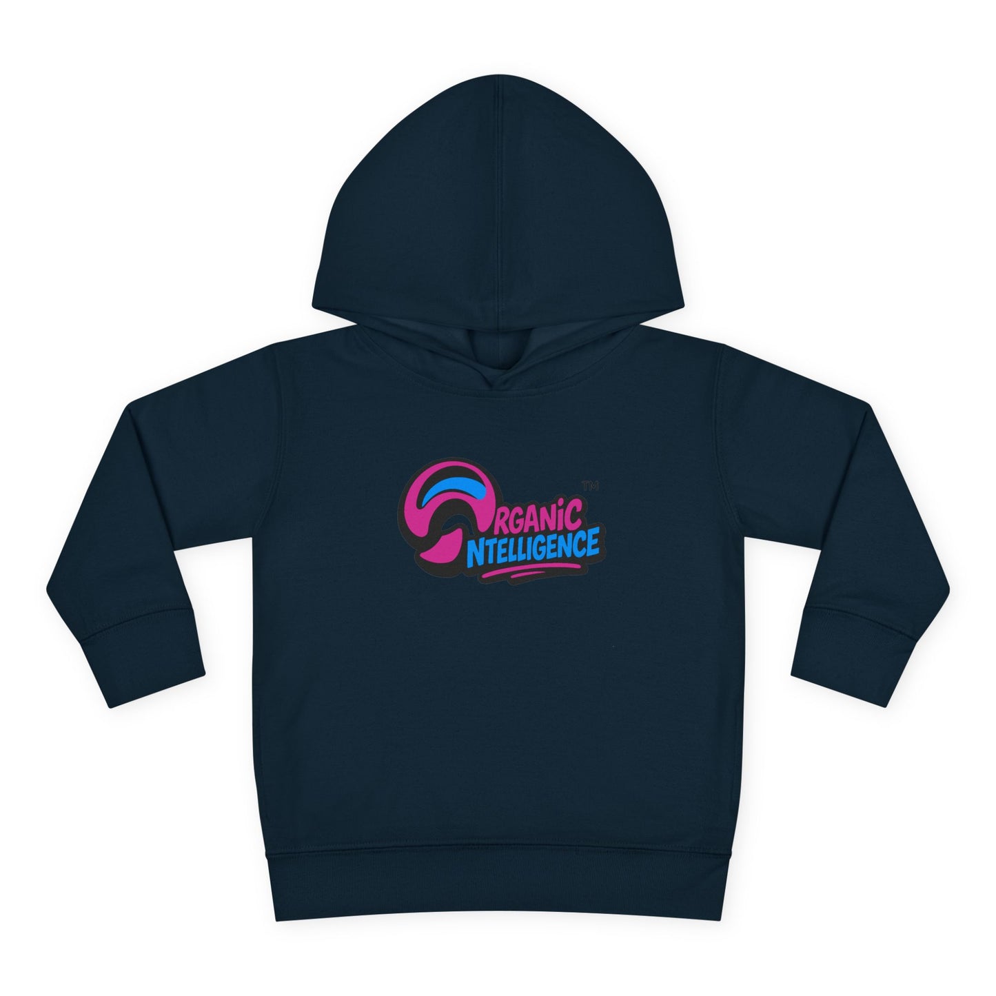 Organic Intelligence Toddler Fleece Hoodie, Cute Kids Pullover, Childrens Wear, Gift for Toddlers, Cozy Hoodie for Playtime