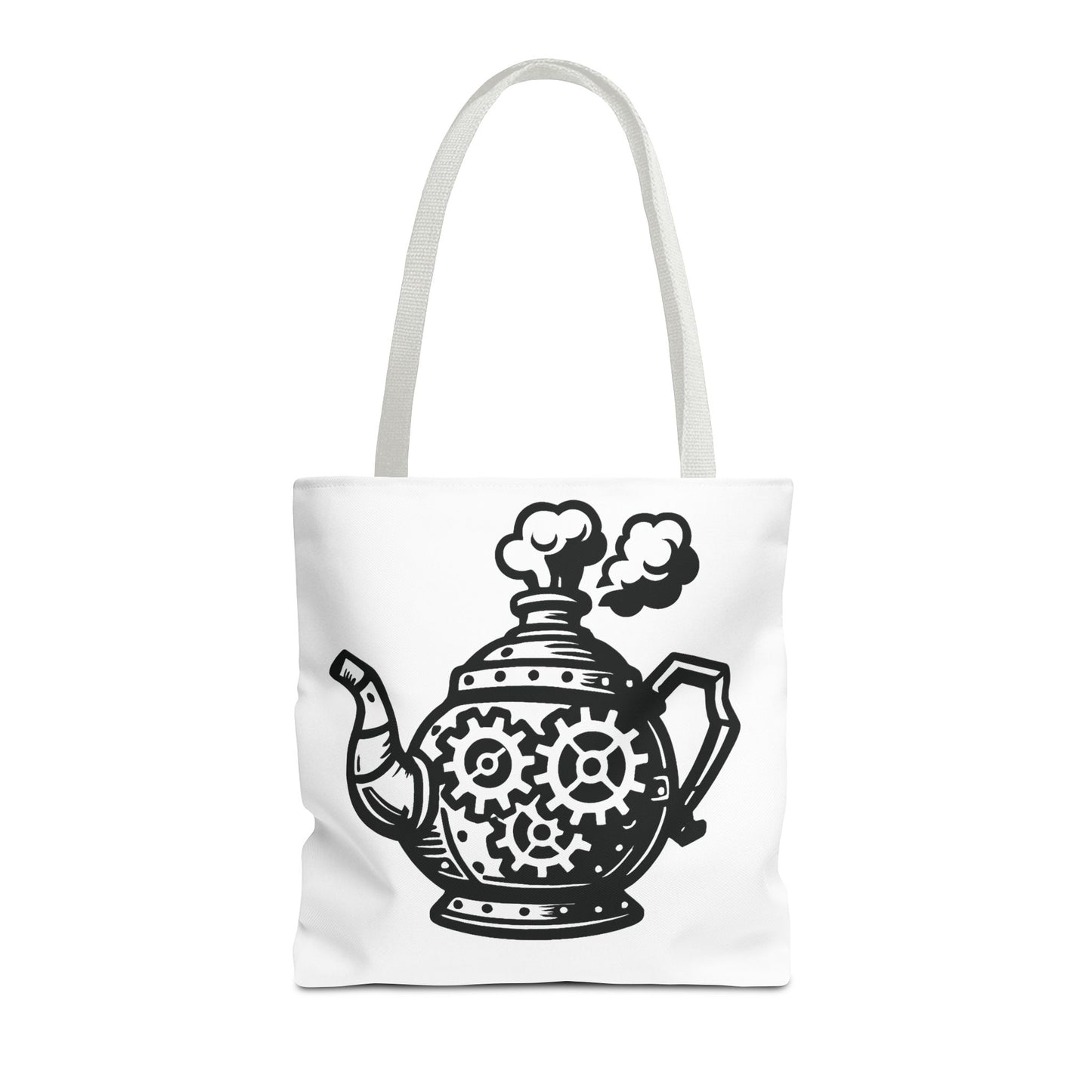 "Tea is On" Motivational Tote Bag, Gym Carryall, Workout Bag, Reusable Shopping Tote, Eco-Friendly Reusable Bag, Challenge Every System Bag