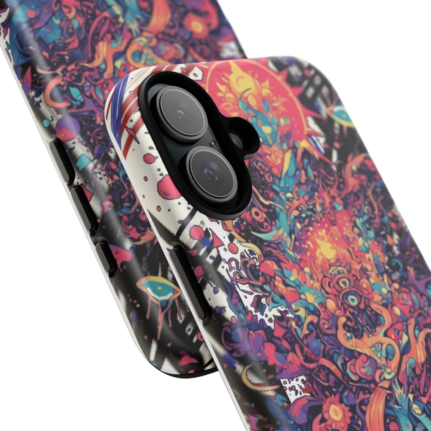 Colorful Phone Case, Unique Phone Cover, Tough Cases, Artistic Smartphone Protector, Gifts for Her