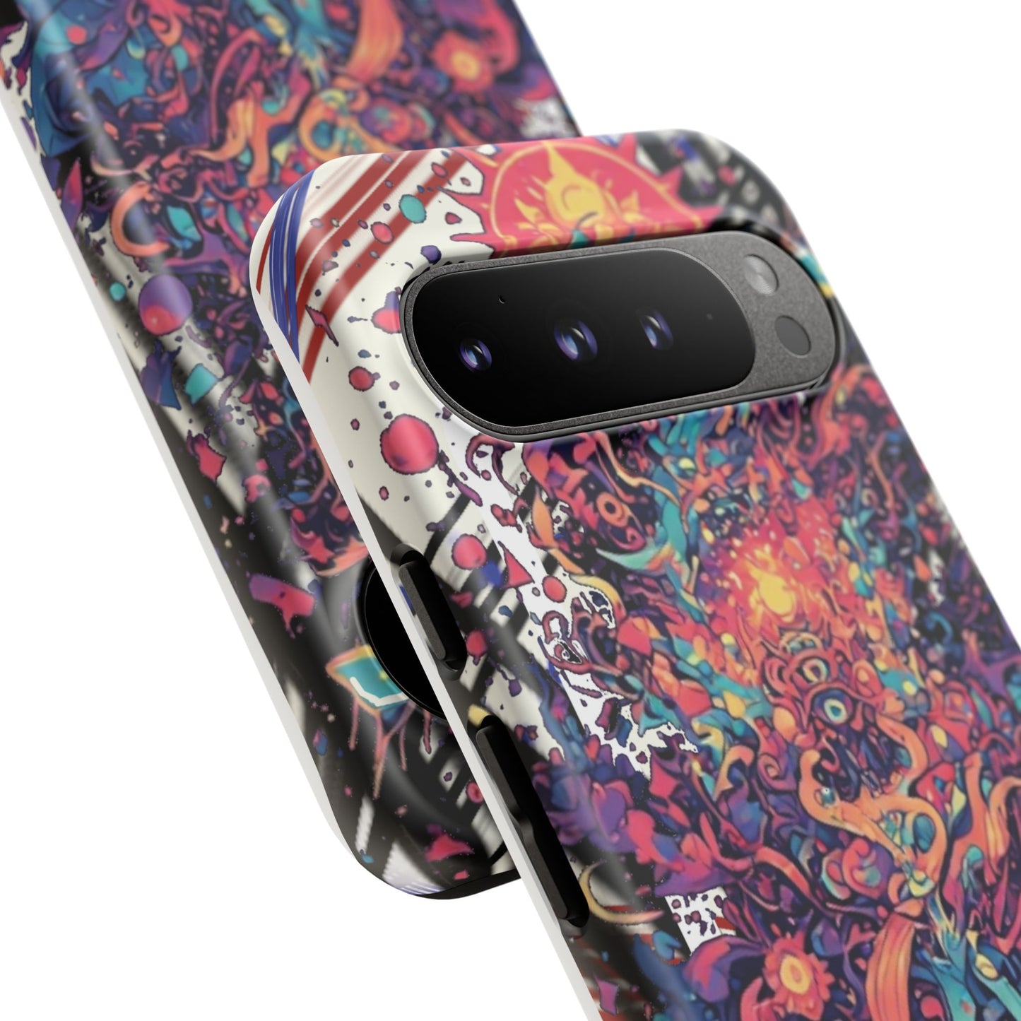 Colorful Phone Case, Unique Phone Cover, Tough Cases, Artistic Smartphone Protector, Gifts for Her