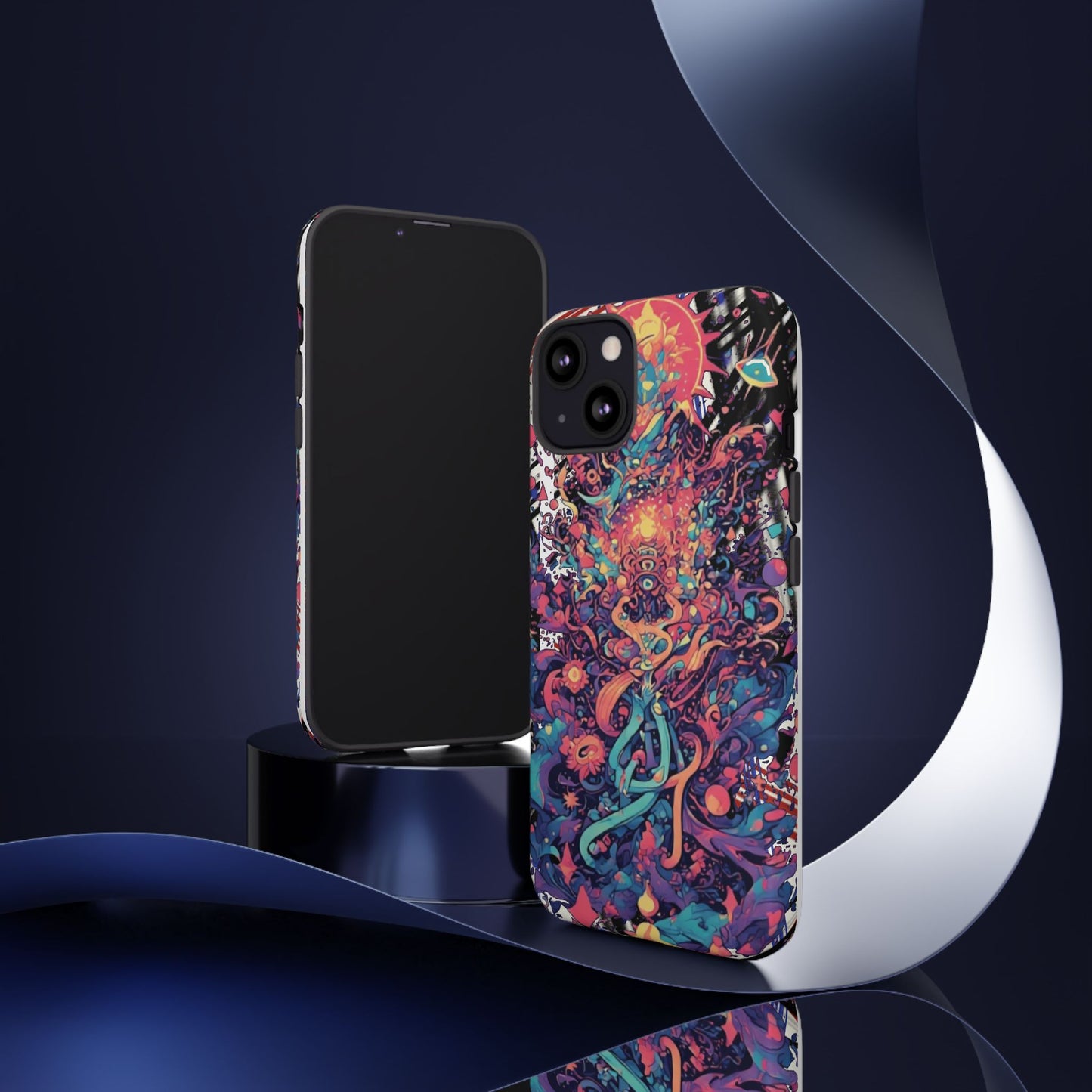 Colorful Phone Case, Unique Phone Cover, Tough Cases, Artistic Smartphone Protector, Gifts for Her