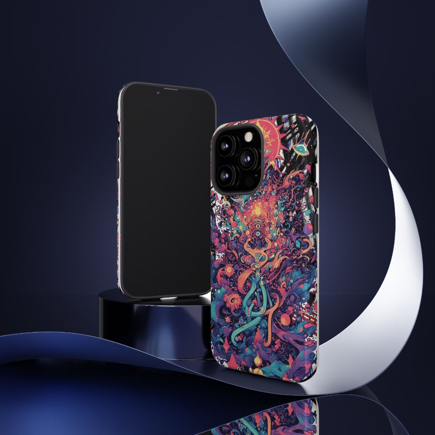 Colorful Phone Case, Unique Phone Cover, Tough Cases, Artistic Smartphone Protector, Gifts for Her