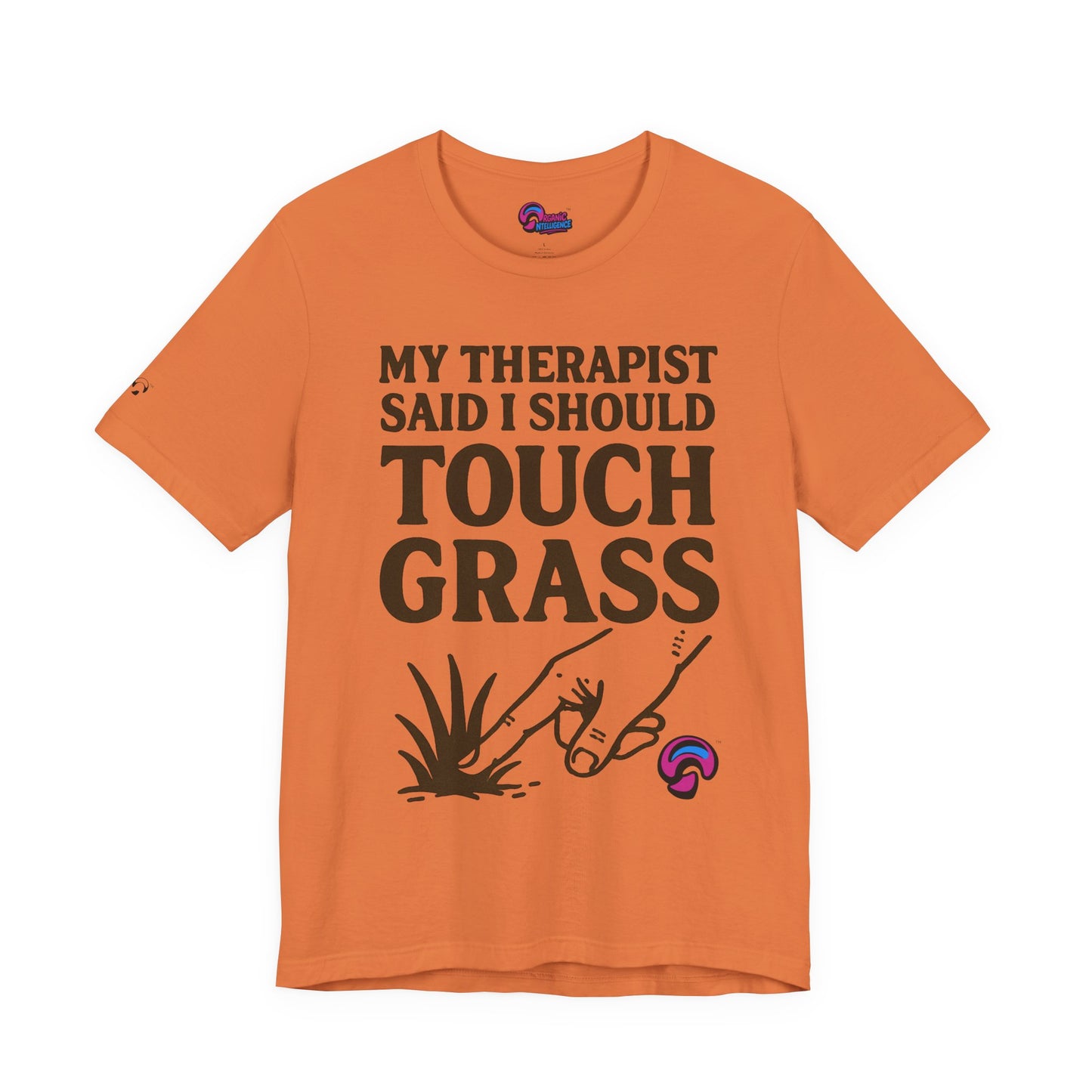 Touch Grass Tee – Sage Advice by Organic Intelligence™ Unisex Tee, Casual Shirt, Cotton T-shirt
