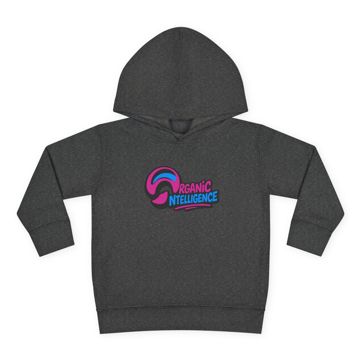Organic Intelligence Toddler Fleece Hoodie, Cute Kids Pullover, Childrens Wear, Gift for Toddlers, Cozy Hoodie for Playtime