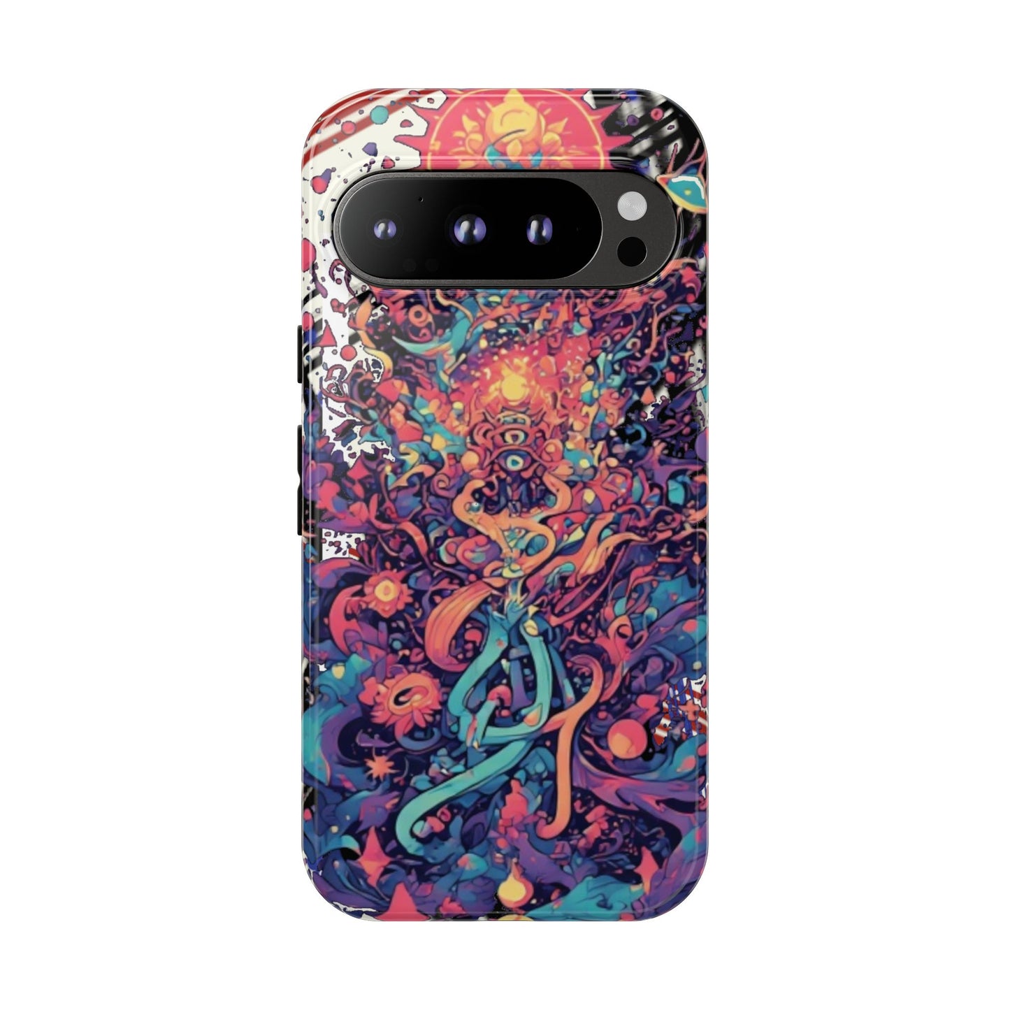 Colorful Phone Case, Unique Phone Cover, Tough Cases, Artistic Smartphone Protector, Gifts for Her