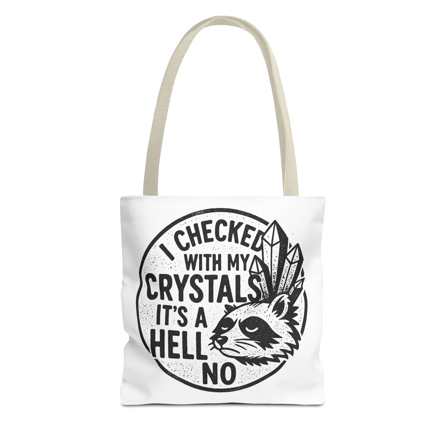 "It's a Hell No" Motivational Tote Bag, Gym Carryall, Workout Bag, Reusable Shopping Tote, Eco-Friendly Reusable Bag, Challenge Every System Bag