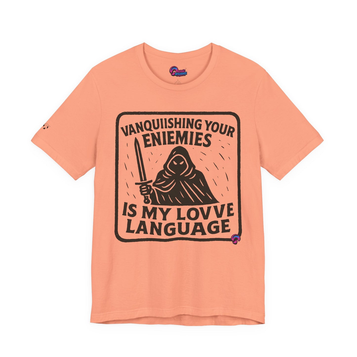 Vanquishing Tee – Love Language Edition by Organic Intelligence™ Unisex Tee, Casual Shirt, Cotton T-shirt