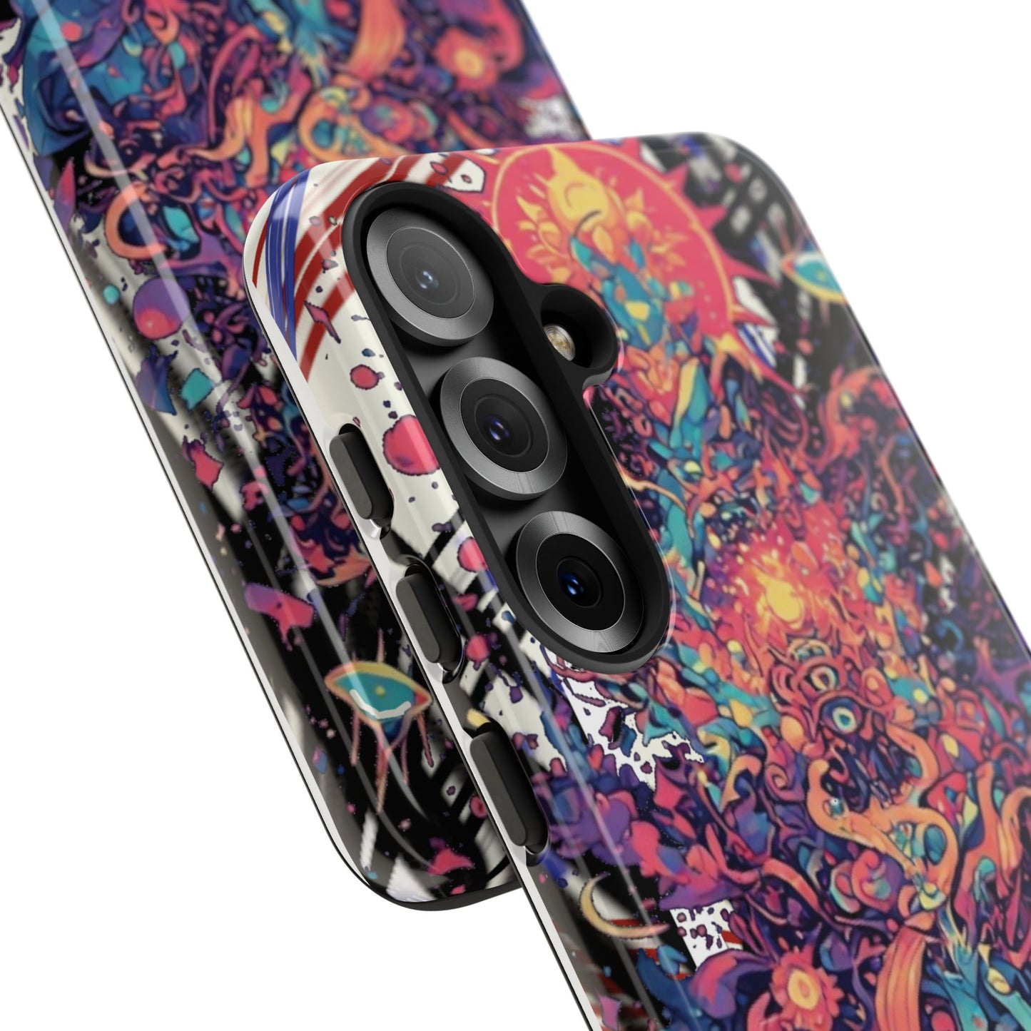 Colorful Phone Case, Unique Phone Cover, Tough Cases, Artistic Smartphone Protector, Gifts for Her
