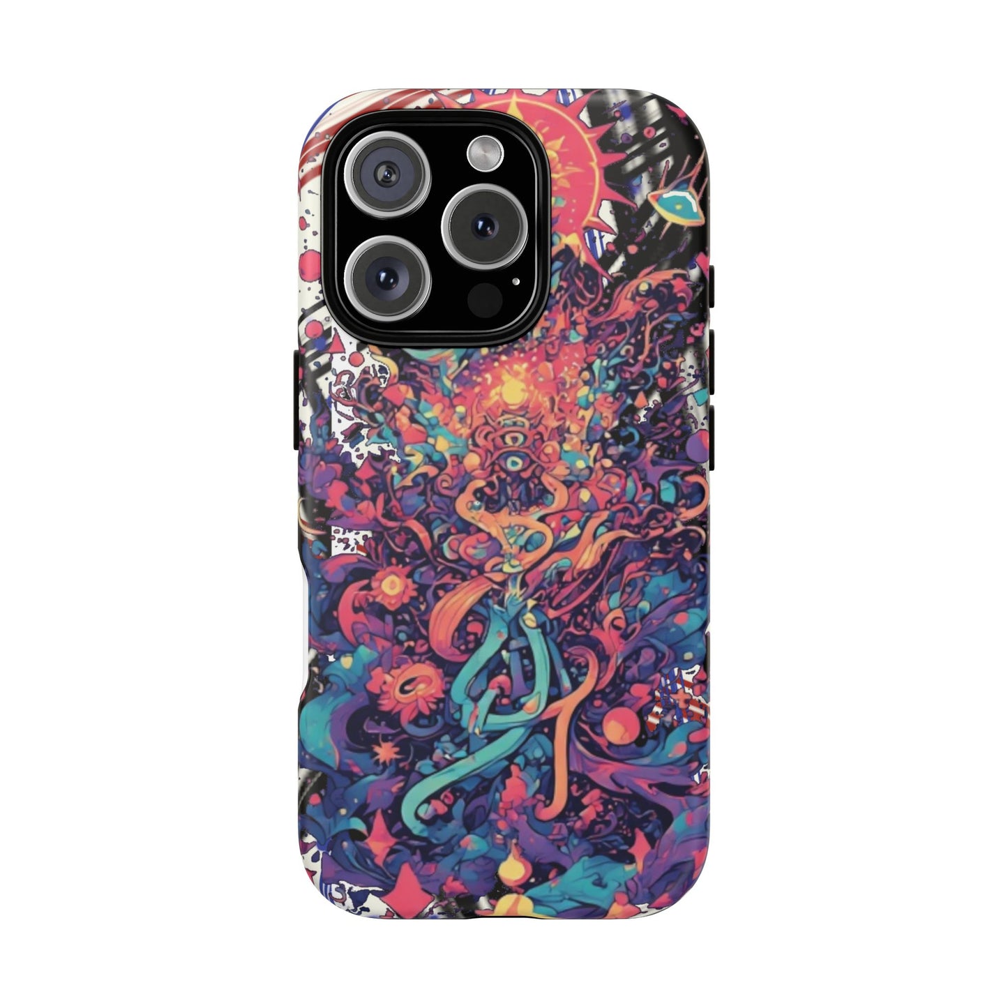Colorful Phone Case, Unique Phone Cover, Tough Cases, Artistic Smartphone Protector, Gifts for Her
