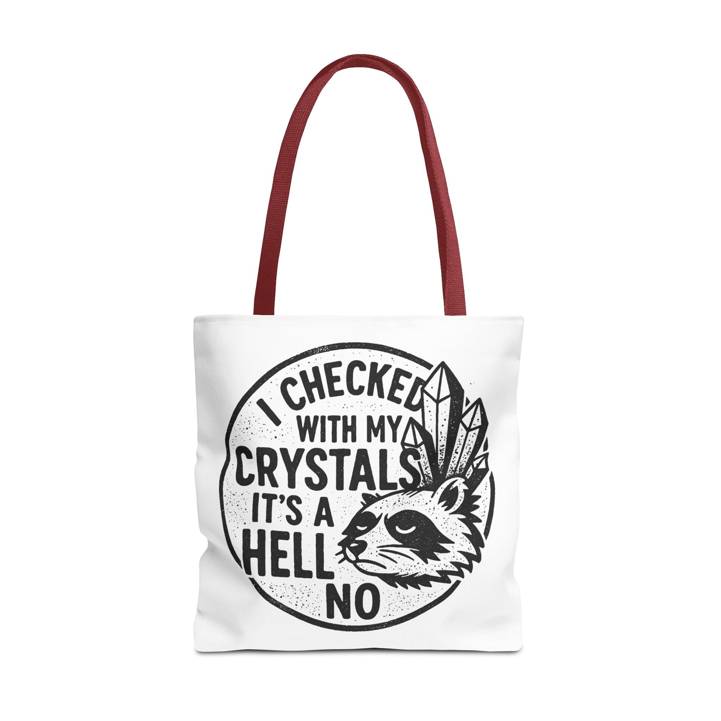 "It's a Hell No" Motivational Tote Bag, Gym Carryall, Workout Bag, Reusable Shopping Tote, Eco-Friendly Reusable Bag, Challenge Every System Bag