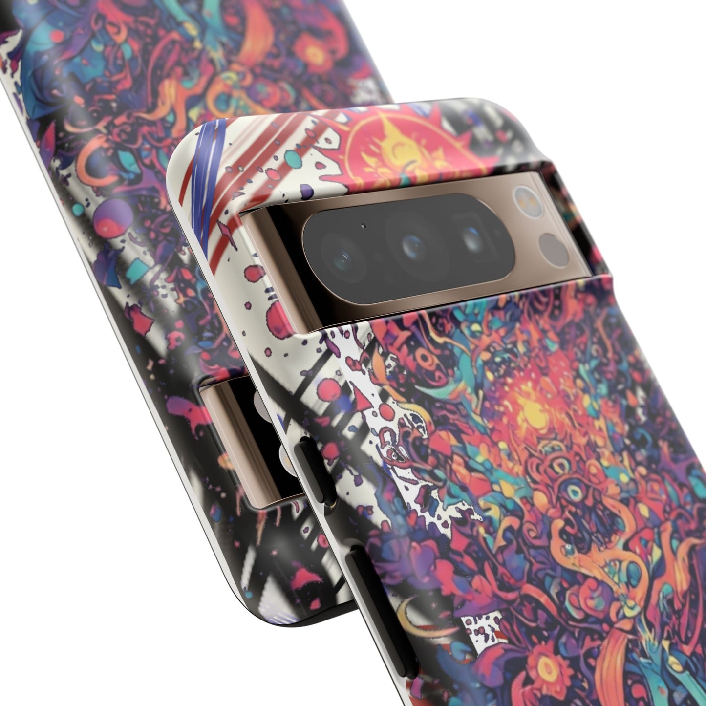 Colorful Phone Case, Unique Phone Cover, Tough Cases, Artistic Smartphone Protector, Gifts for Her