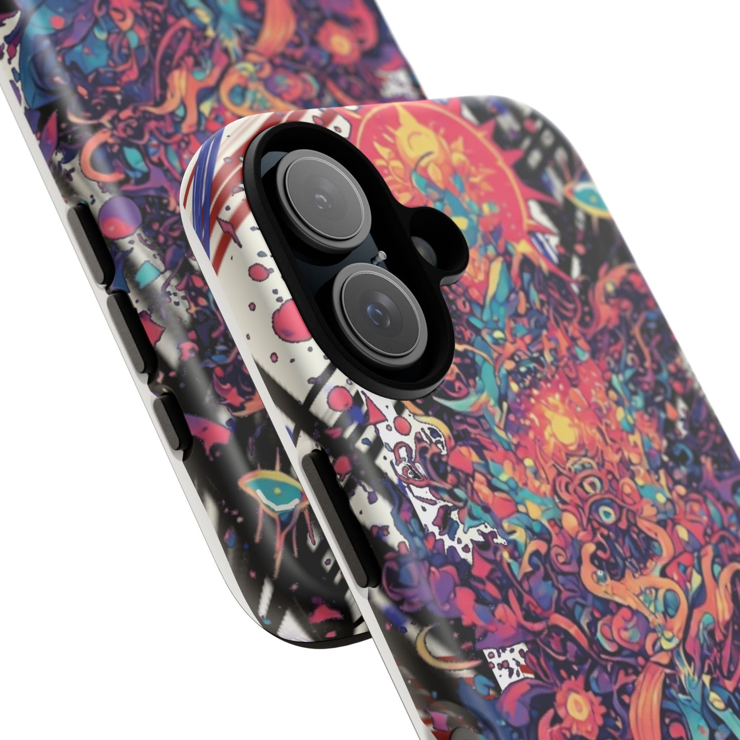 Colorful Phone Case, Unique Phone Cover, Tough Cases, Artistic Smartphone Protector, Gifts for Her