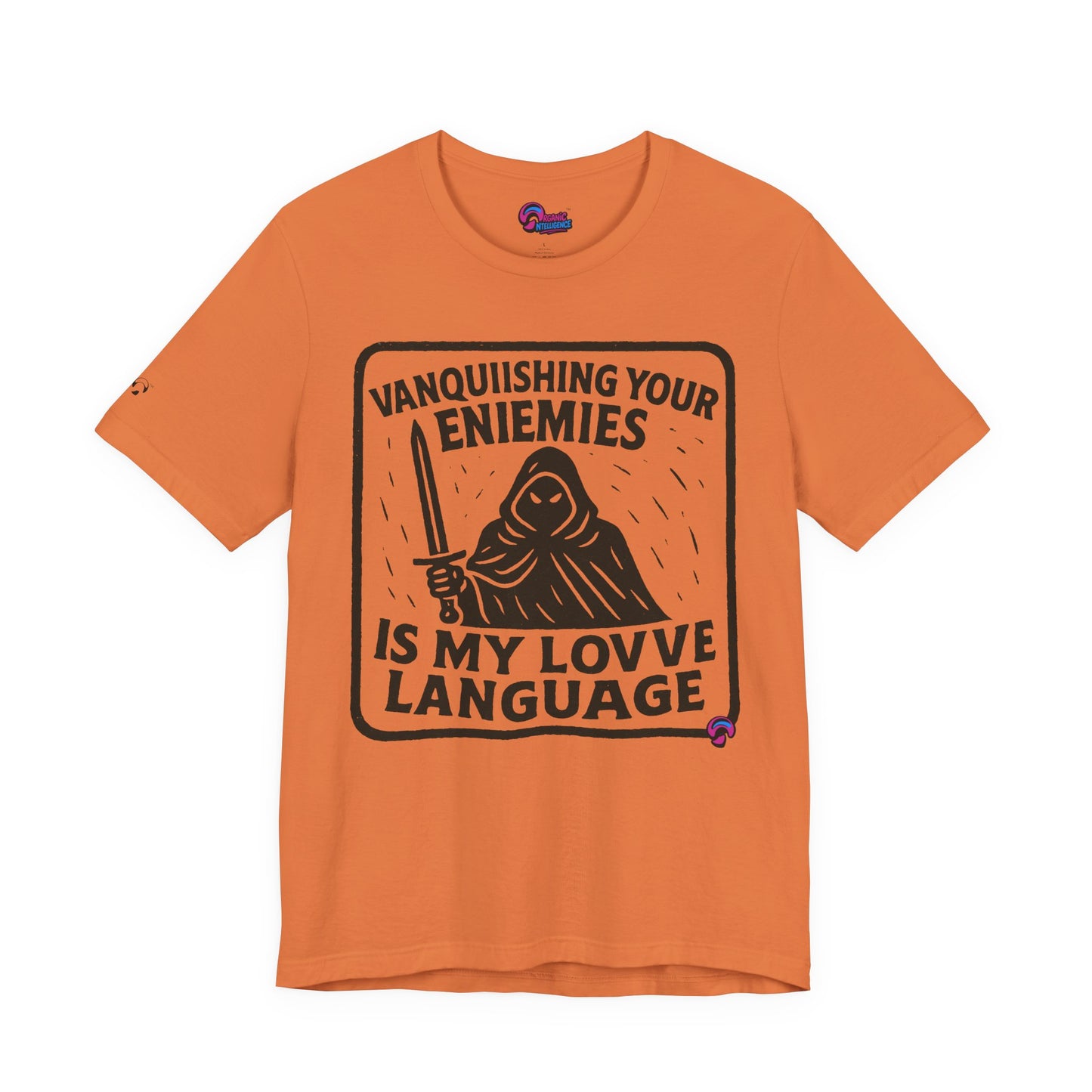 Vanquishing Tee – Love Language Edition by Organic Intelligence™ Unisex Tee, Casual Shirt, Cotton T-shirt
