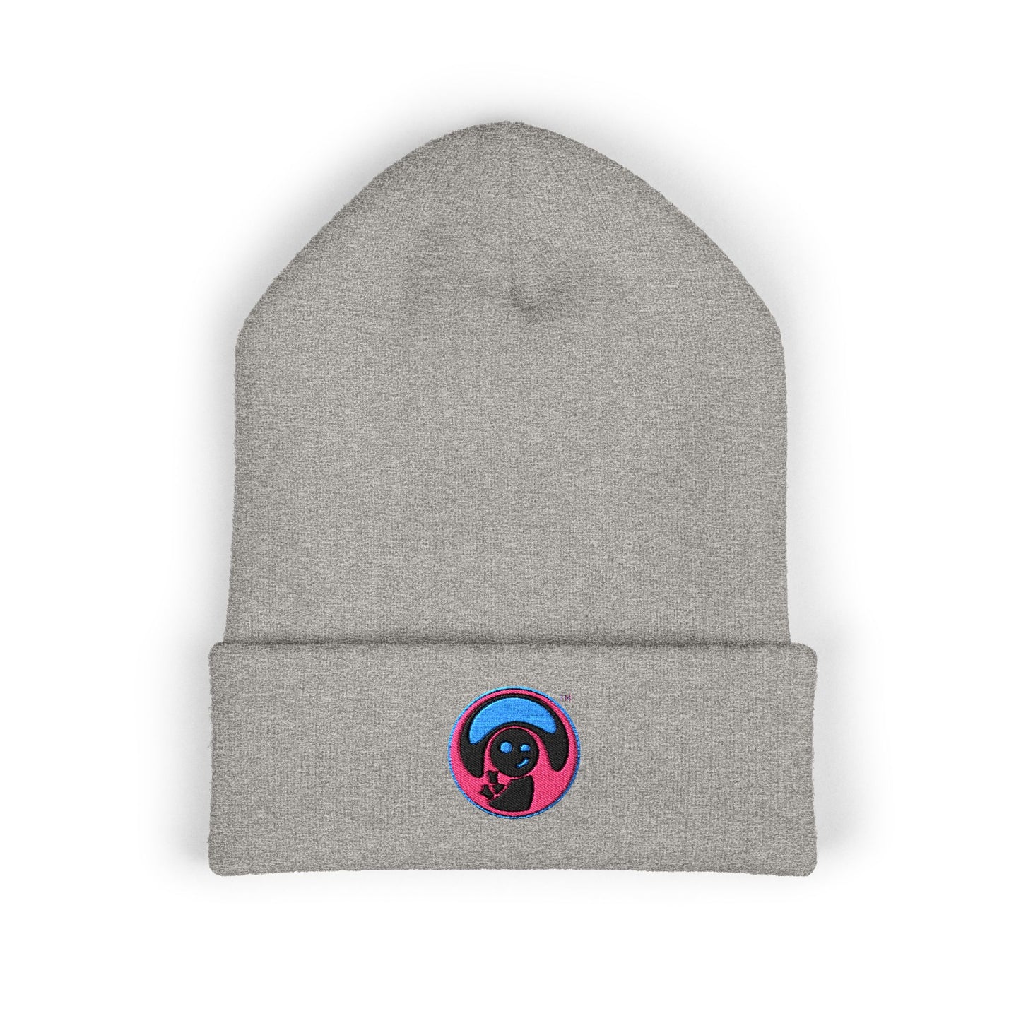 Trendy Embroidered Beanie, Classic Cuffed Beanie, Winter Hat, Fashion Accessory, Holiday Gift, Street Style