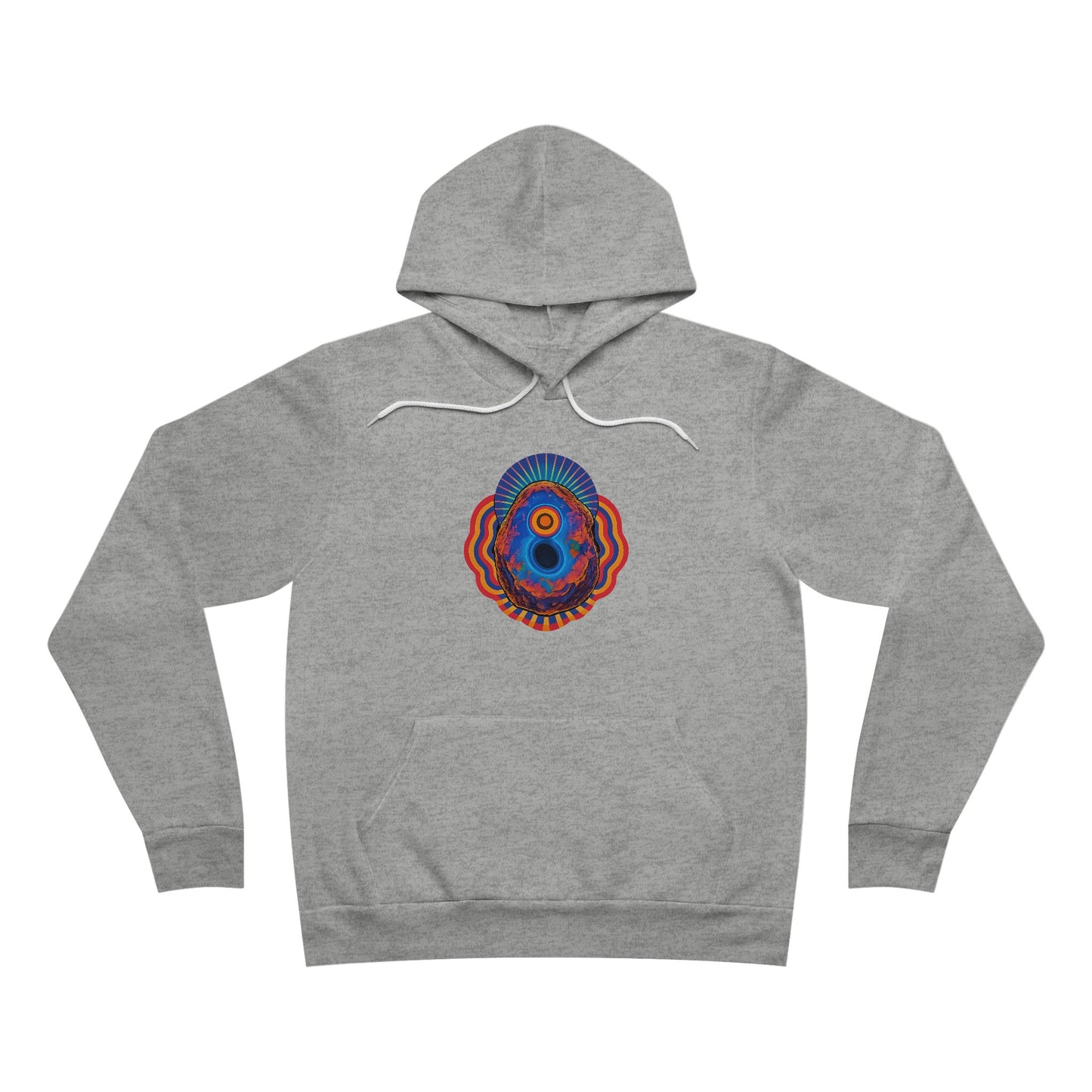 Litho-Glyph Hoodie – Ethiopian Opal Signal: Cozy Unisex Sweatshirt, Graphic Pullover for Creative Souls, Perfect Gift for Occasions, Unique Loungewear