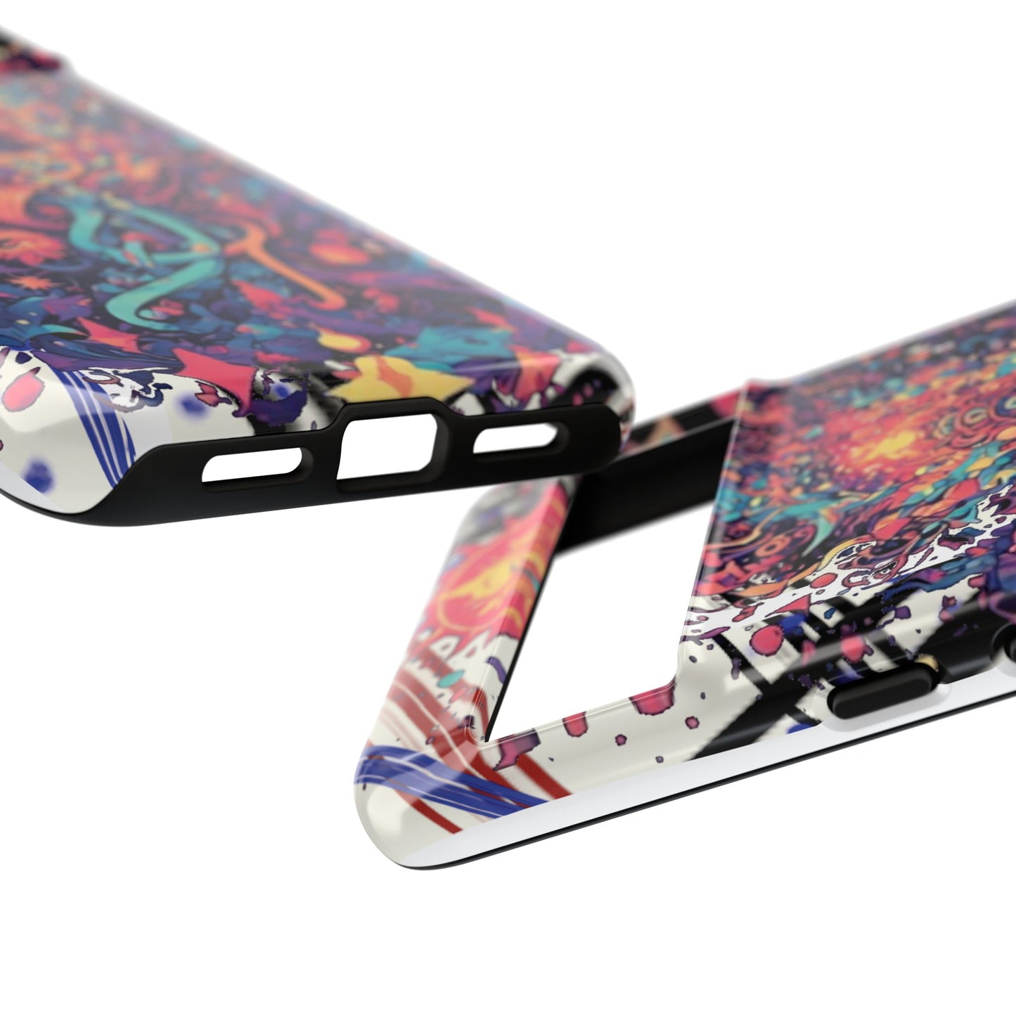 Colorful Phone Case, Unique Phone Cover, Tough Cases, Artistic Smartphone Protector, Gifts for Her