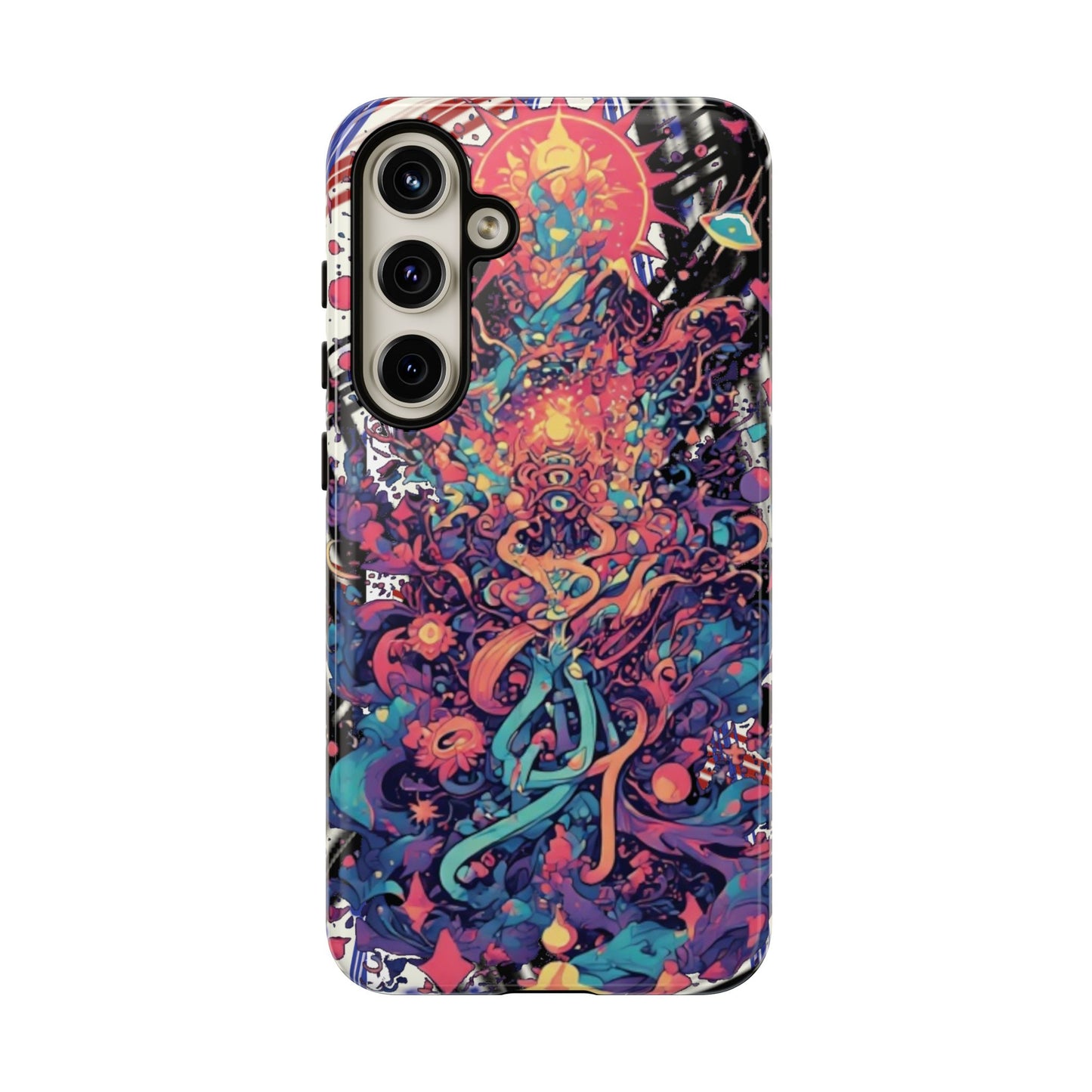 Colorful Phone Case, Unique Phone Cover, Tough Cases, Artistic Smartphone Protector, Gifts for Her