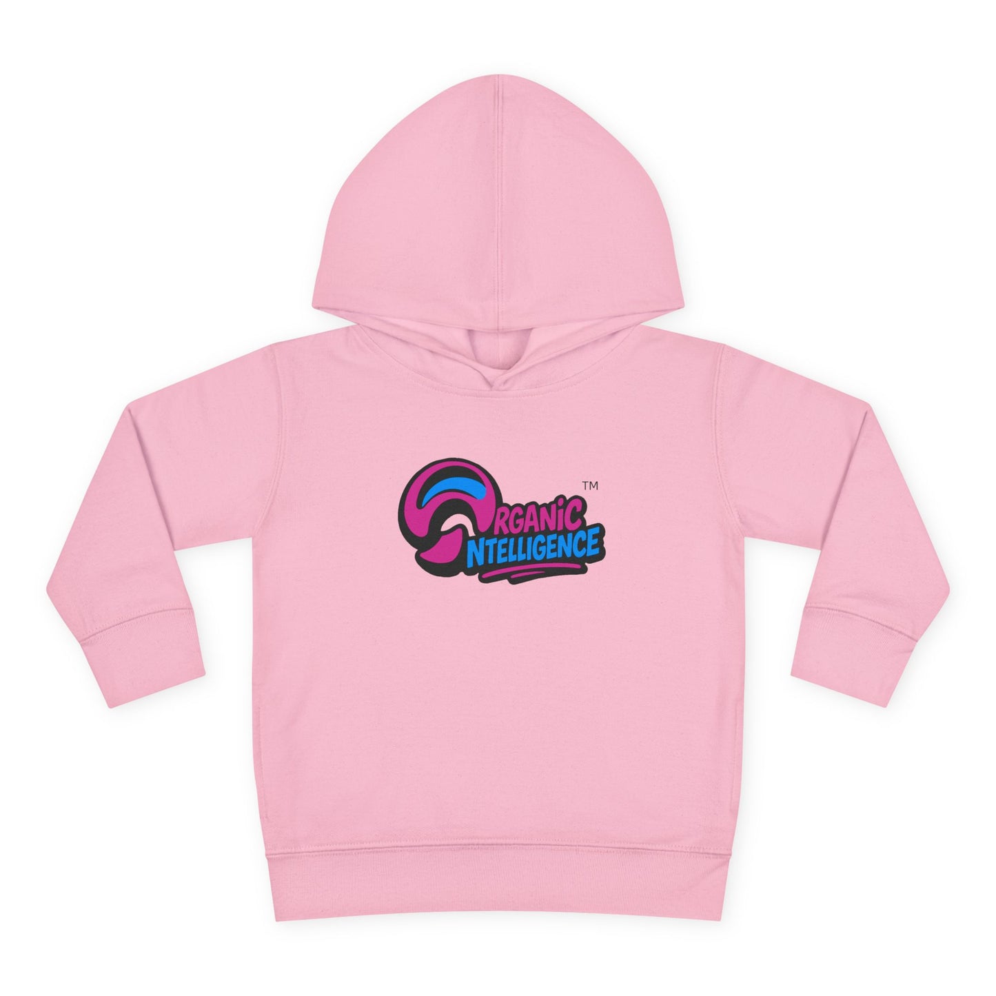 Organic Intelligence Toddler Fleece Hoodie, Cute Kids Pullover, Childrens Wear, Gift for Toddlers, Cozy Hoodie for Playtime