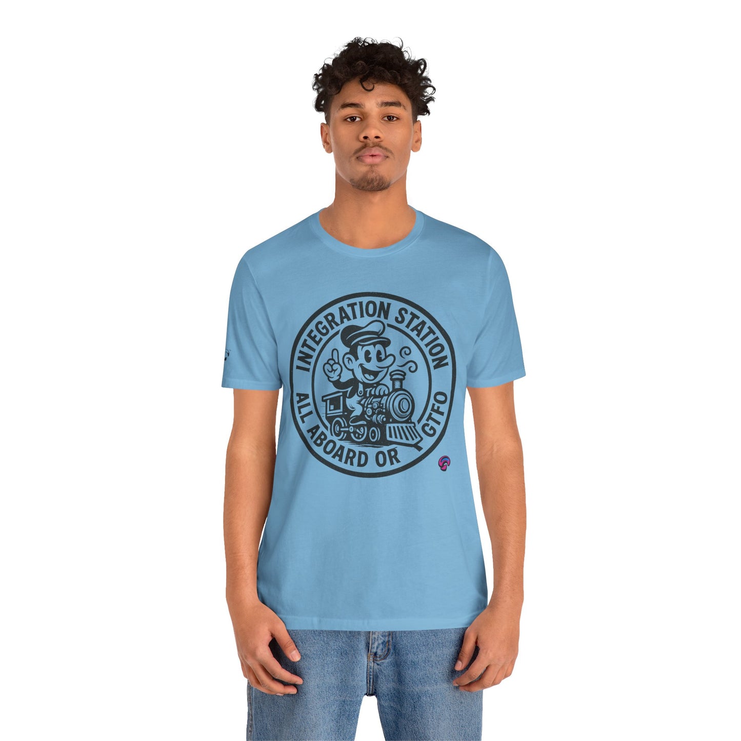 Integration Station Tee – All Aboard or GTFO by Organic Intelligence™ Unisex Tee, Casual Shirt, Cotton T-shirt