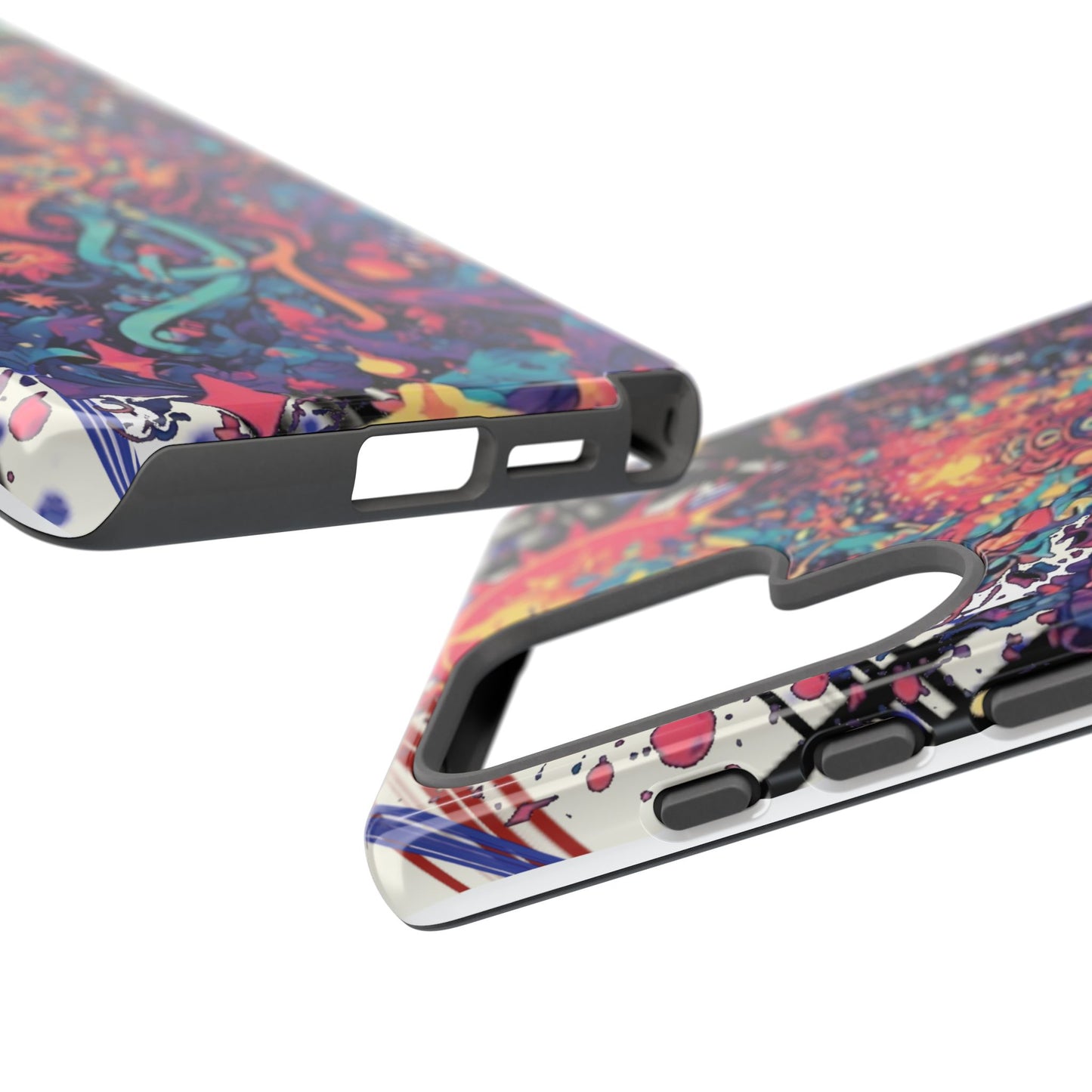 Colorful Phone Case, Unique Phone Cover, Tough Cases, Artistic Smartphone Protector, Gifts for Her