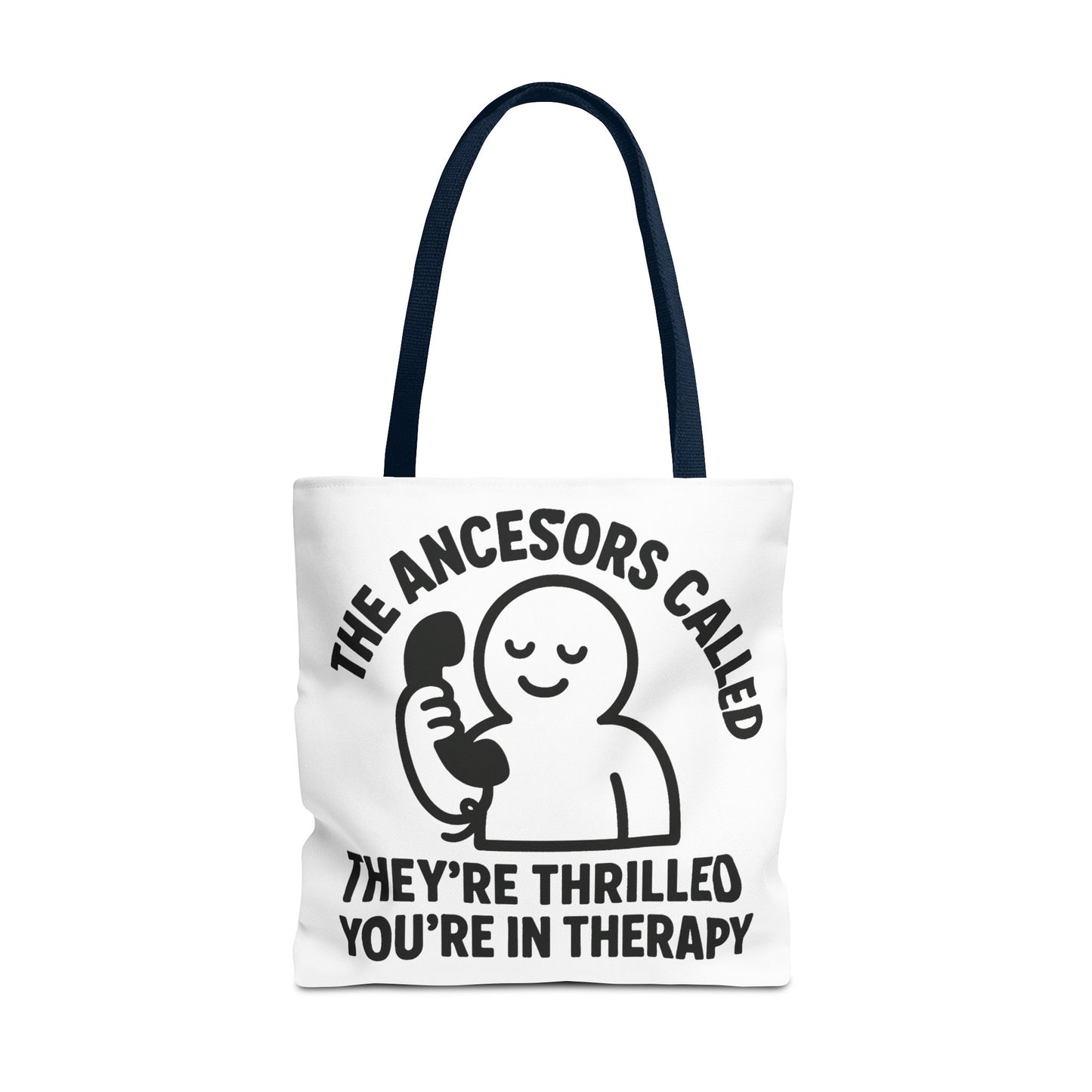 "The Ancestors are Thrilled" tote bag, Gym bag carryall