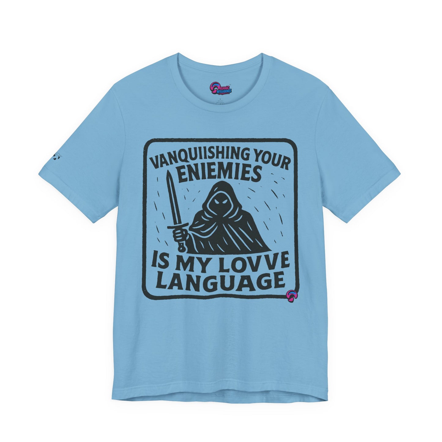 Vanquishing Tee – Love Language Edition by Organic Intelligence™ Unisex Tee, Casual Shirt, Cotton T-shirt
