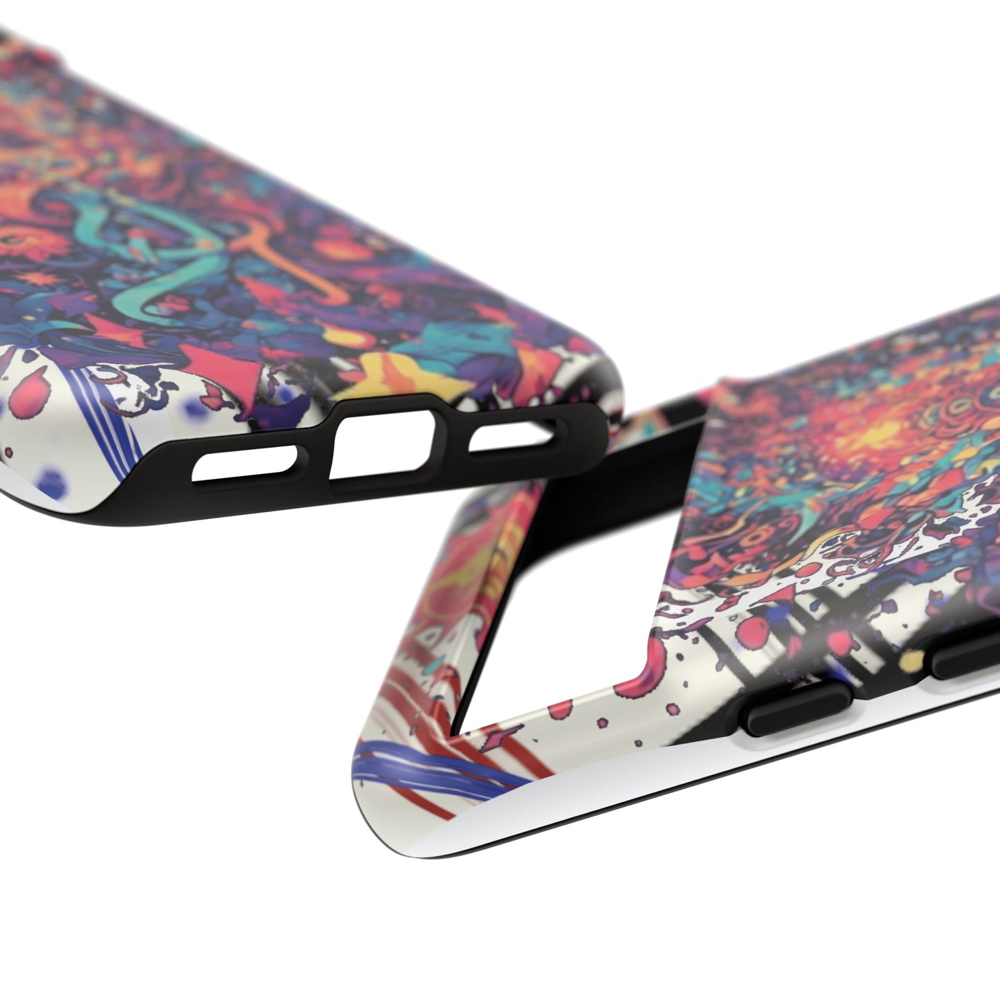 Colorful Phone Case, Unique Phone Cover, Tough Cases, Artistic Smartphone Protector, Gifts for Her