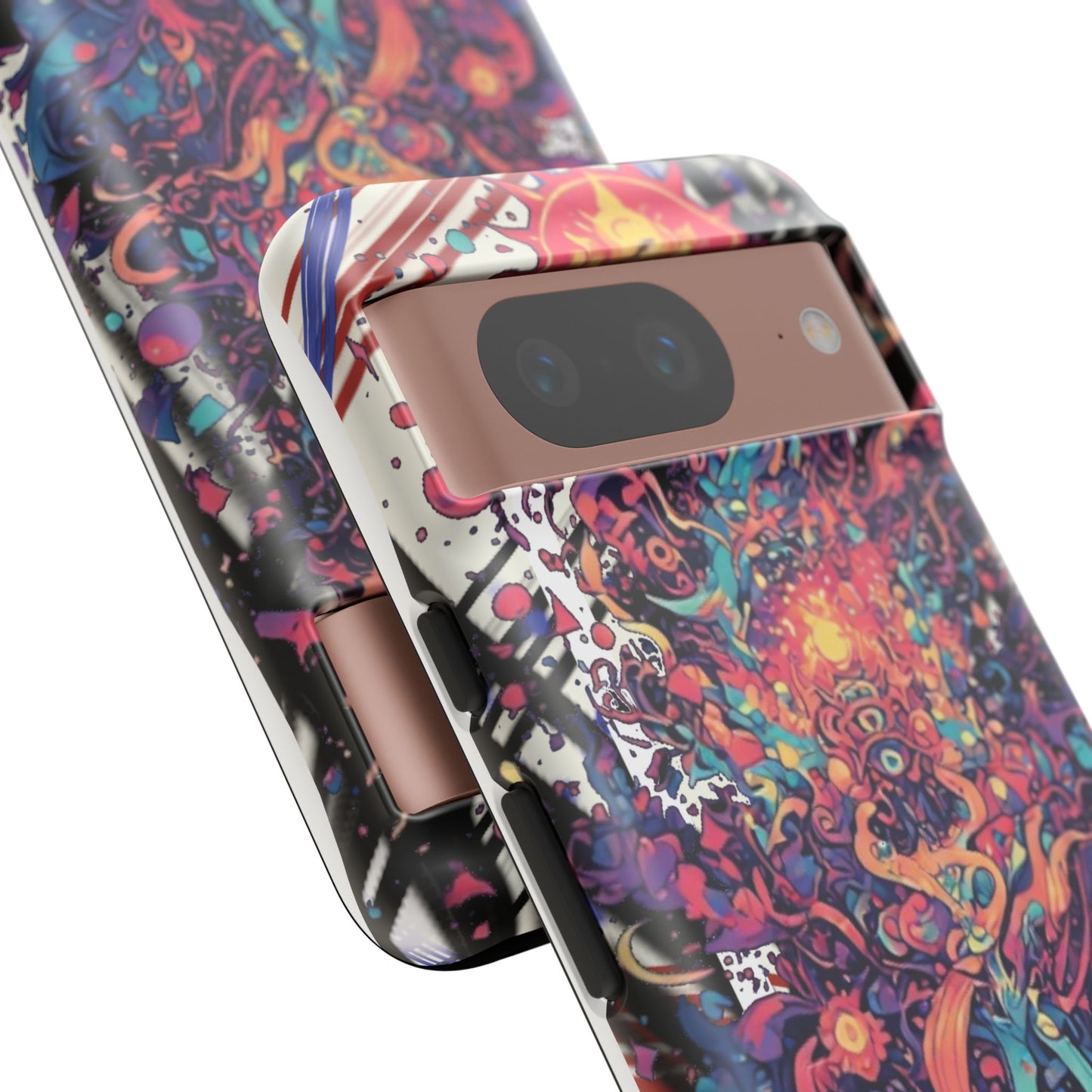 Colorful Phone Case, Unique Phone Cover, Tough Cases, Artistic Smartphone Protector, Gifts for Her