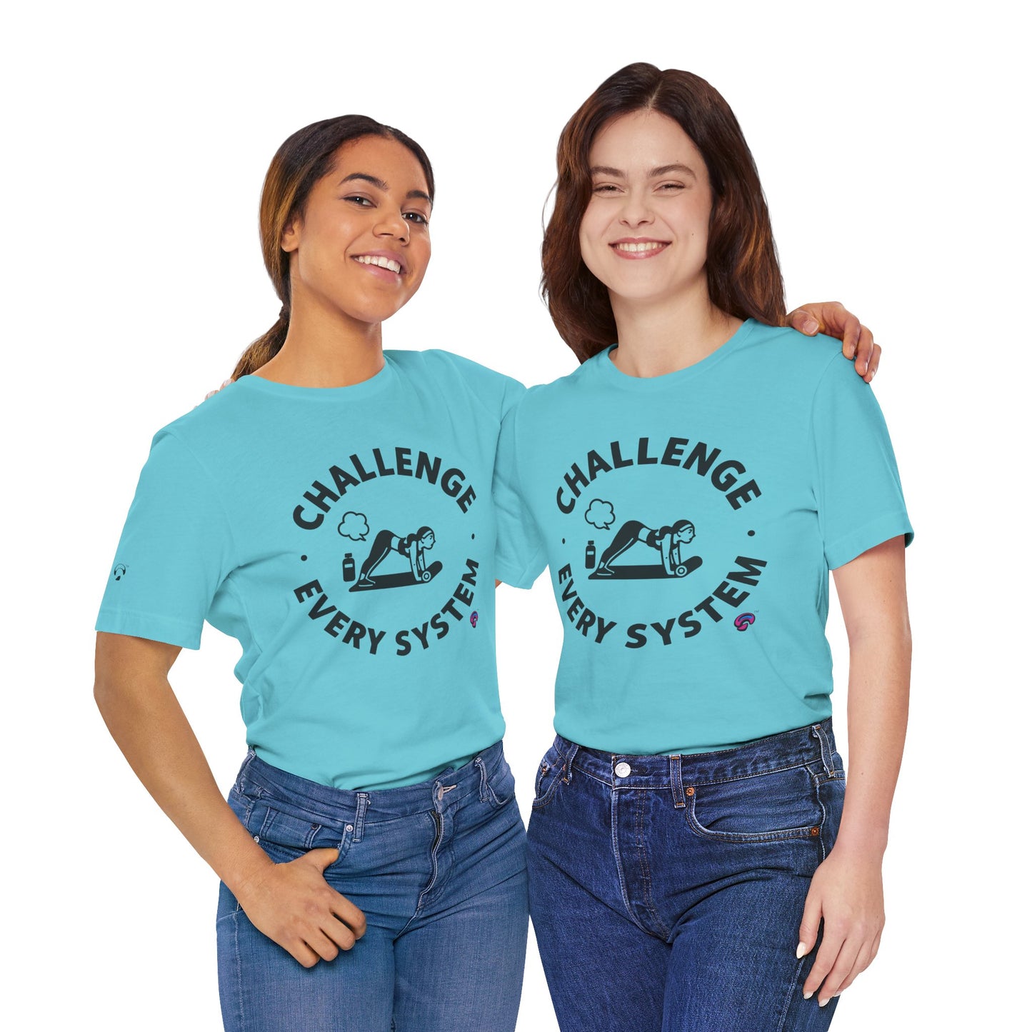 'Challenge Every System' by Organic Intelligence™ Unisex Tee, Casual Shirt, Cotton T-shirt