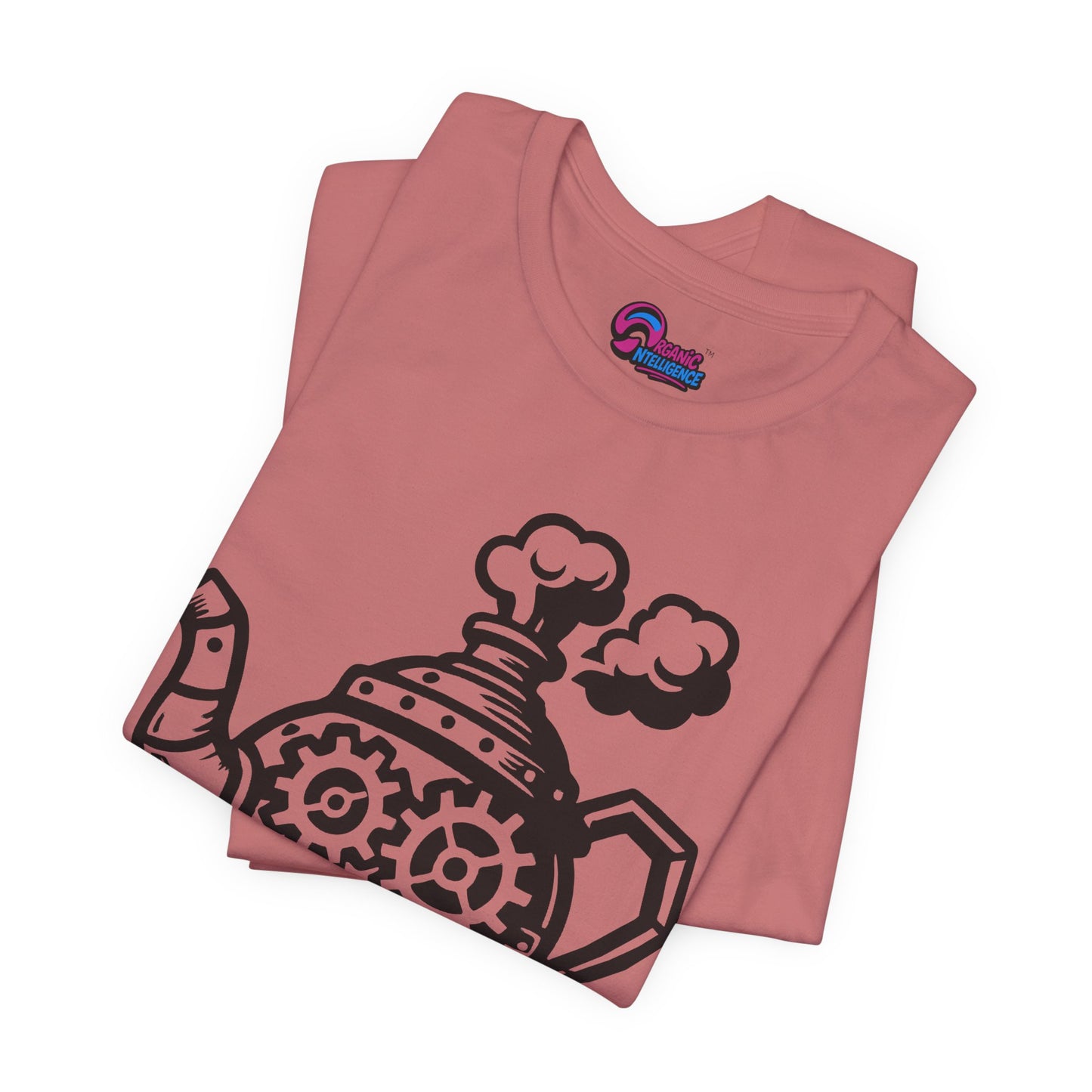 'Full Steam Teapot' by Organic Intelligence™ Unisex Tee, Casual Shirt, Cotton T-shirt
