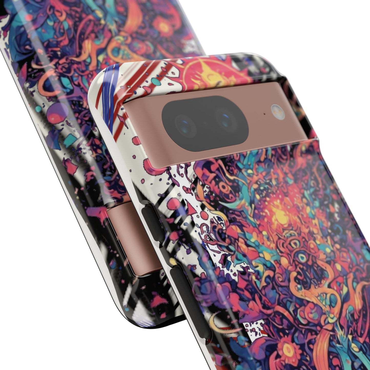 Colorful Phone Case, Unique Phone Cover, Tough Cases, Artistic Smartphone Protector, Gifts for Her