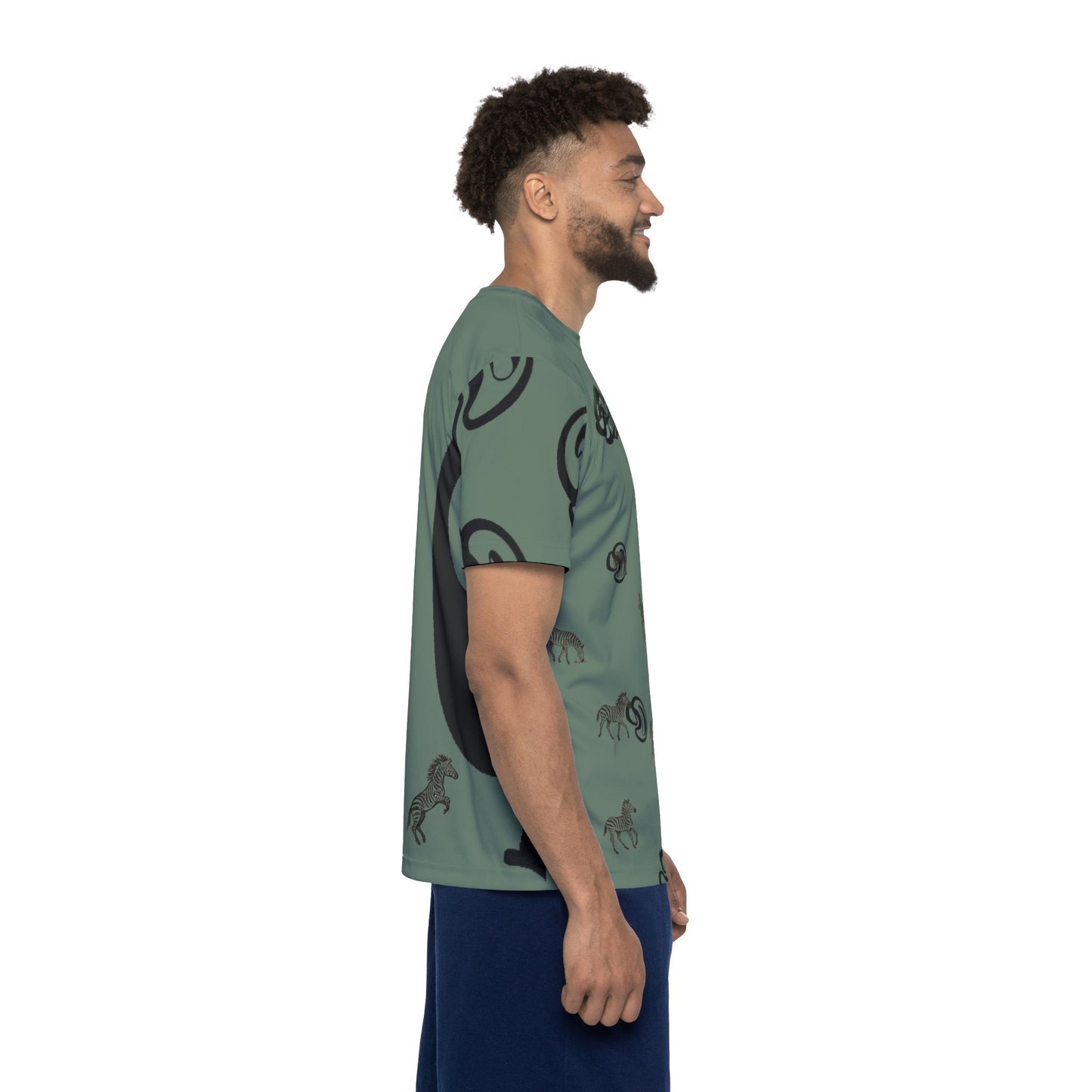 Men's Sports Jersey with Unique AOP Design - Perfect for Athletes, Casual Wear, Sport Events, Gifts for Him, Weekend Wear