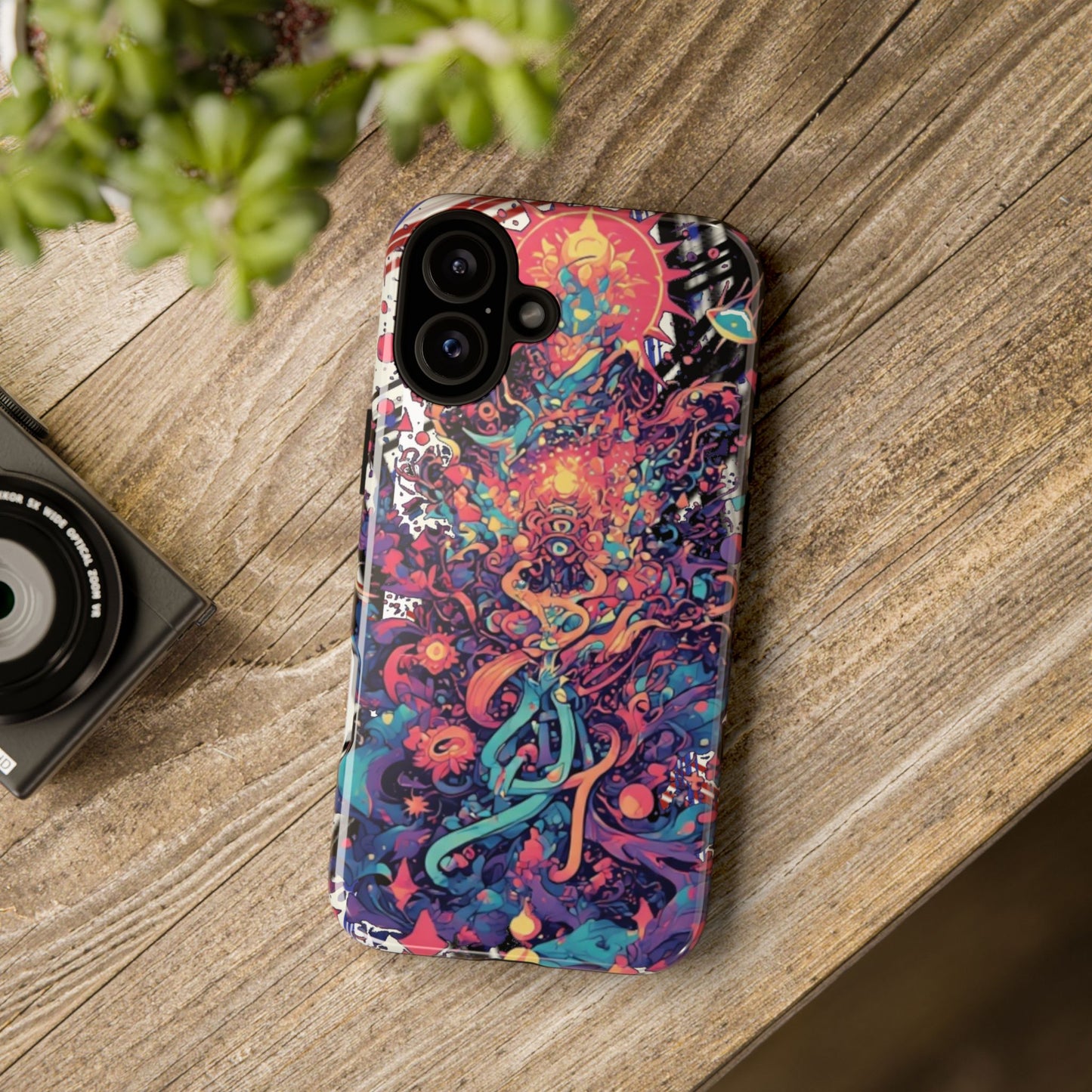 Colorful Phone Case, Unique Phone Cover, Tough Cases, Artistic Smartphone Protector, Gifts for Her