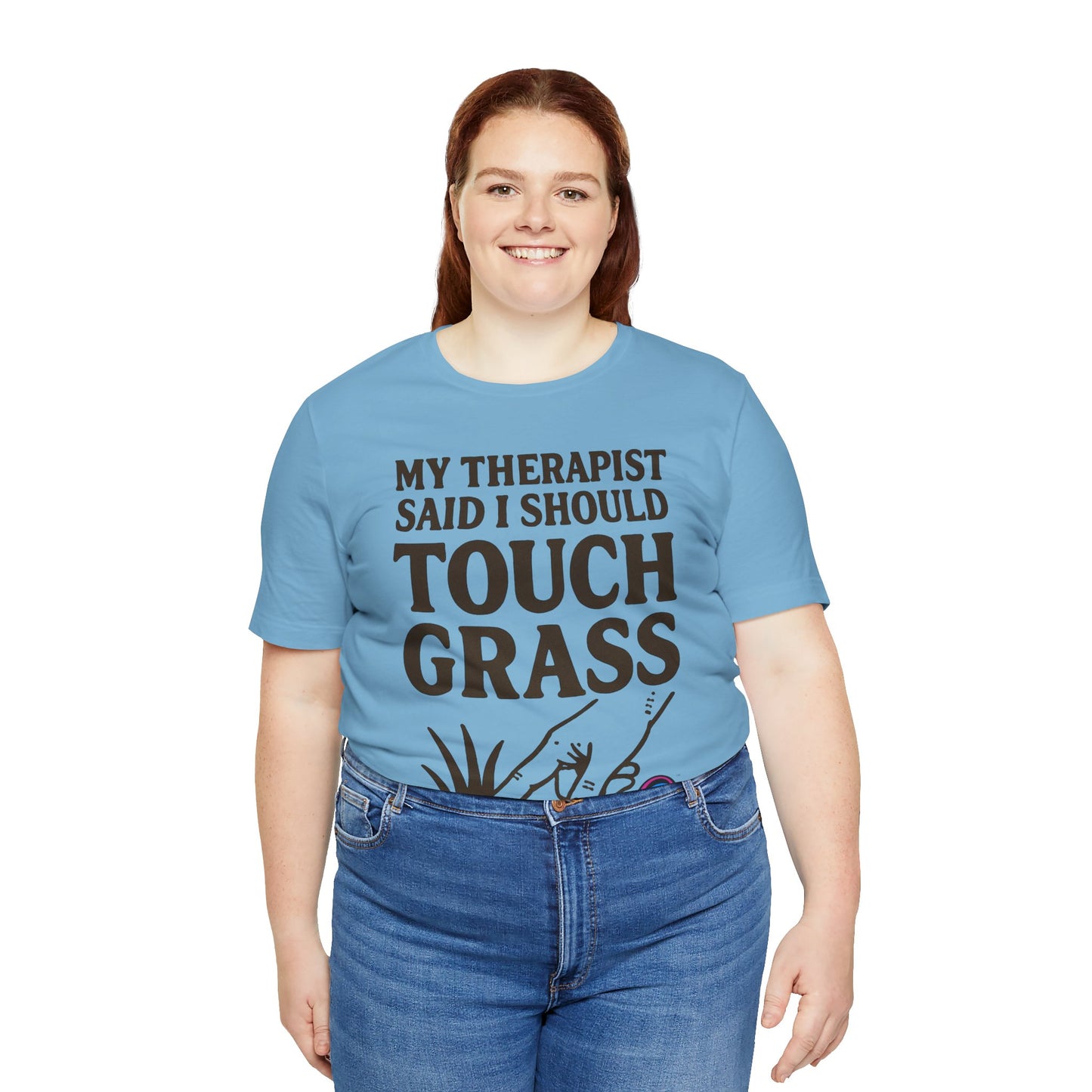 Touch Grass Tee – Sage Advice by Organic Intelligence™ Unisex Tee, Casual Shirt, Cotton T-shirt